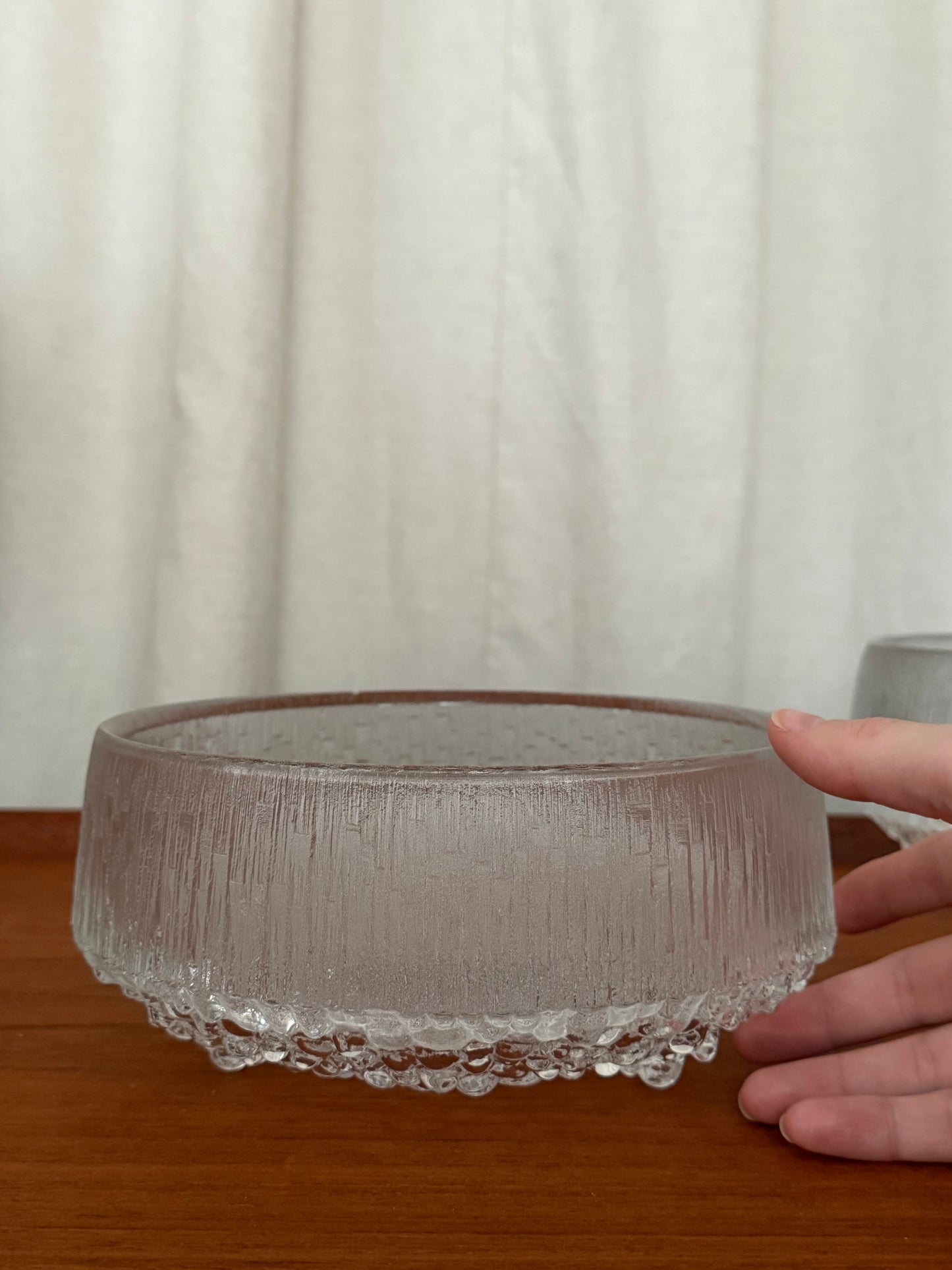 Large Ultima Thule bowl by Tapio Wirkkala for Iittala