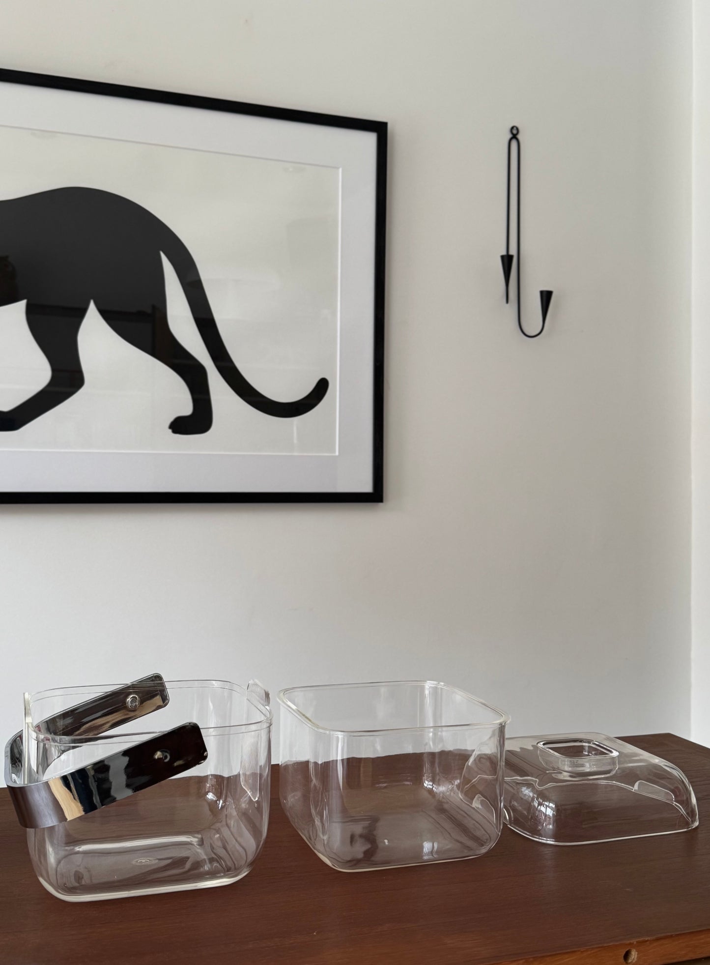 Lucite ice bucket by Guzzini