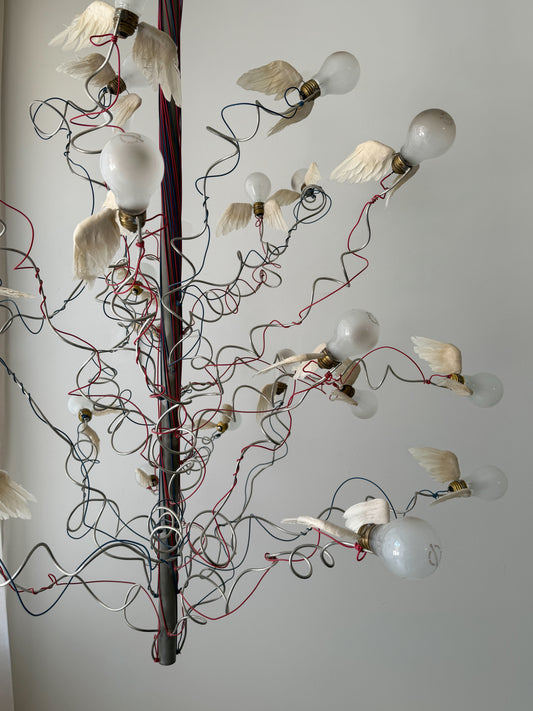Birds, Birds, Birds hanging lamp by Ingo Maurer