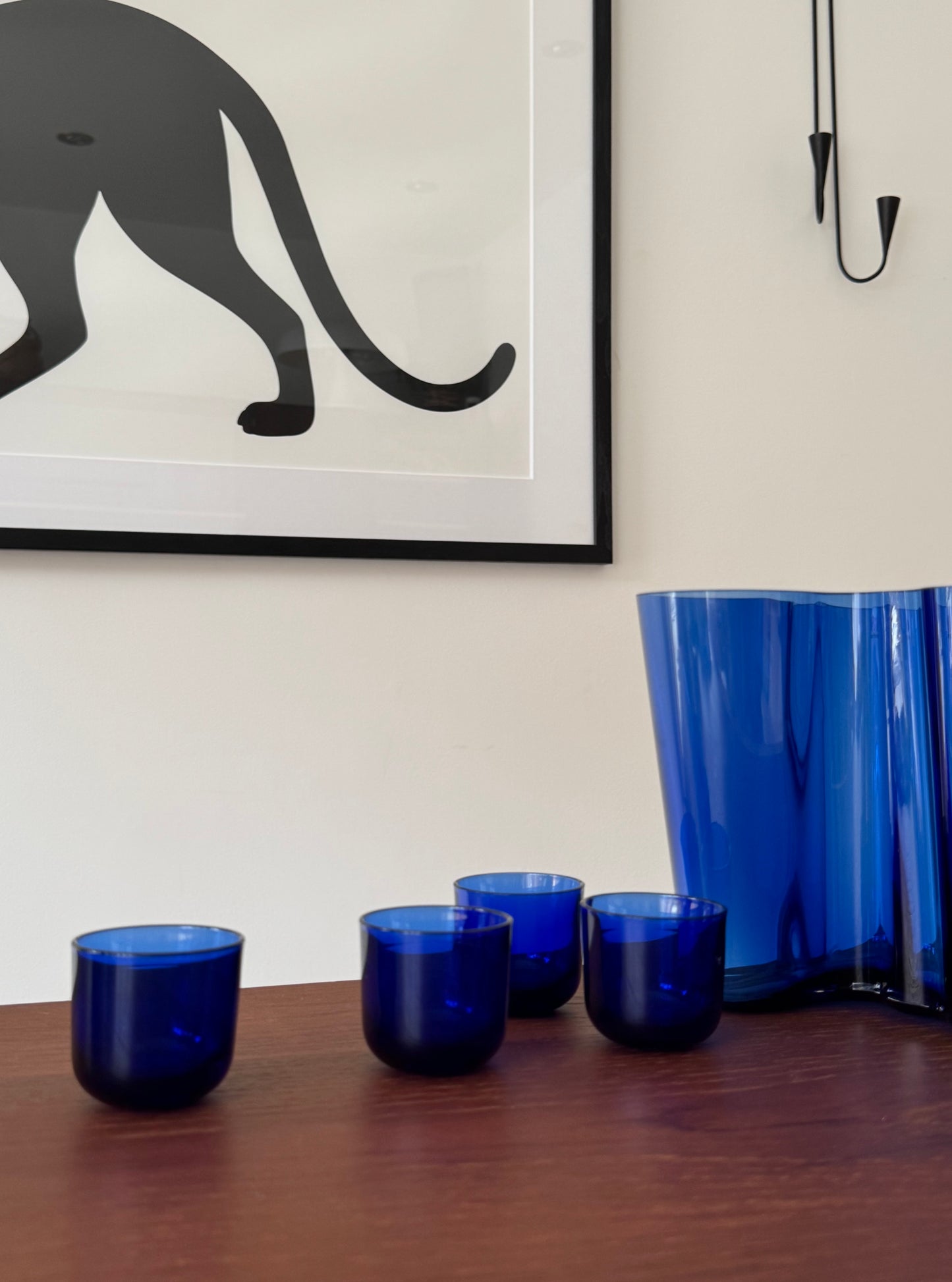 Set of 4 shot glasses by Kaj Franck for Nuutajarvi