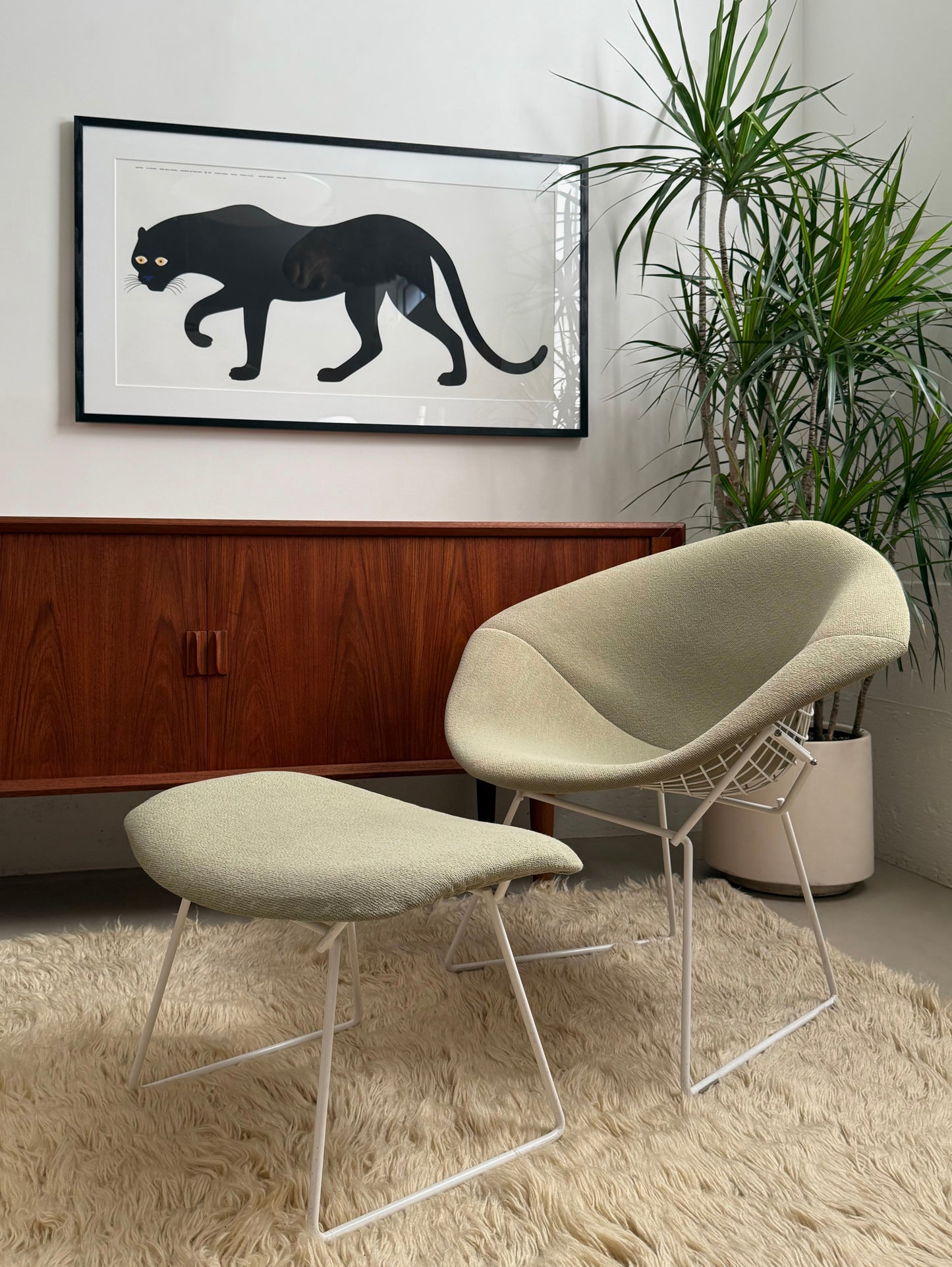 Chaises diamant
par Harry Bertoia
pour Knoll International