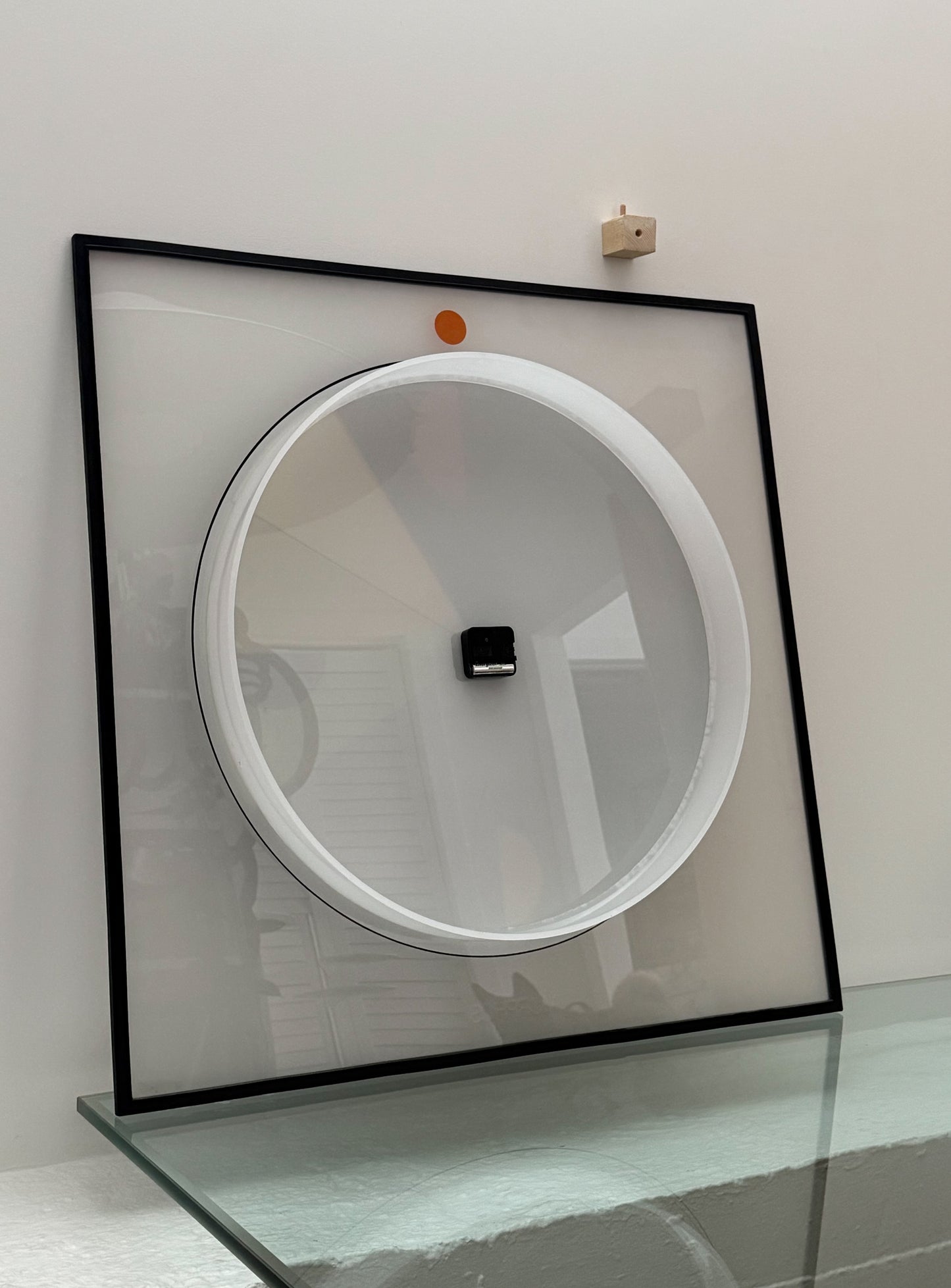 Extra-large wall clock by Kurt B. Delbanco for Morphos