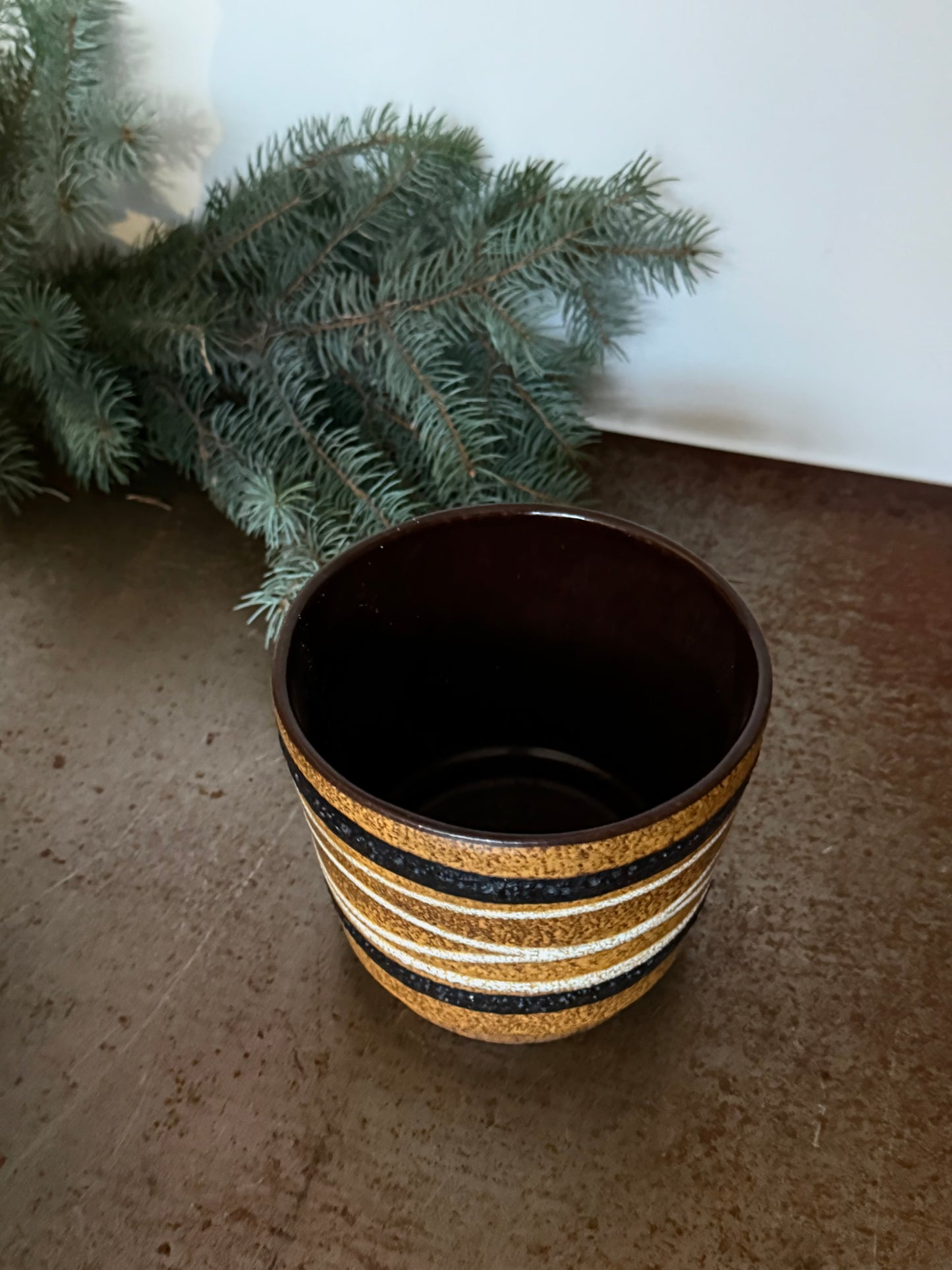 Ceramic plant pot by Scheurich - West Germany