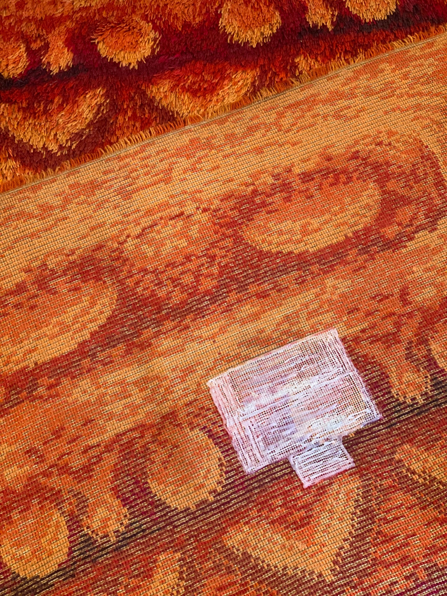 Extra-large Rya rug by Ege Taeper