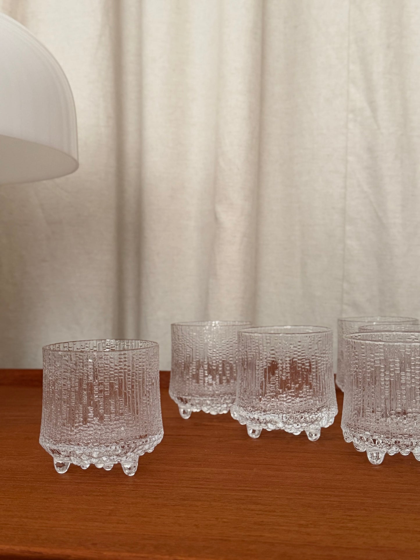 Set of six whisky glasses by Tapio Wirkkala for Iittala