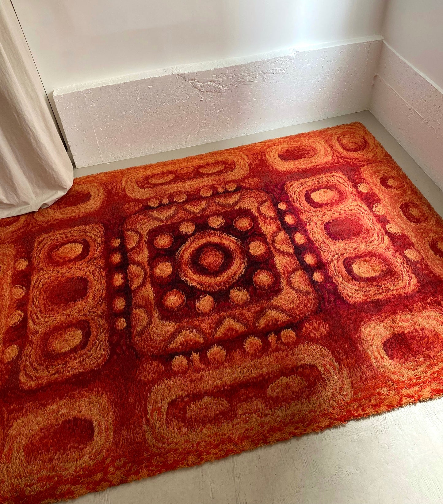 Extra-large Rya rug by Ege Taeper