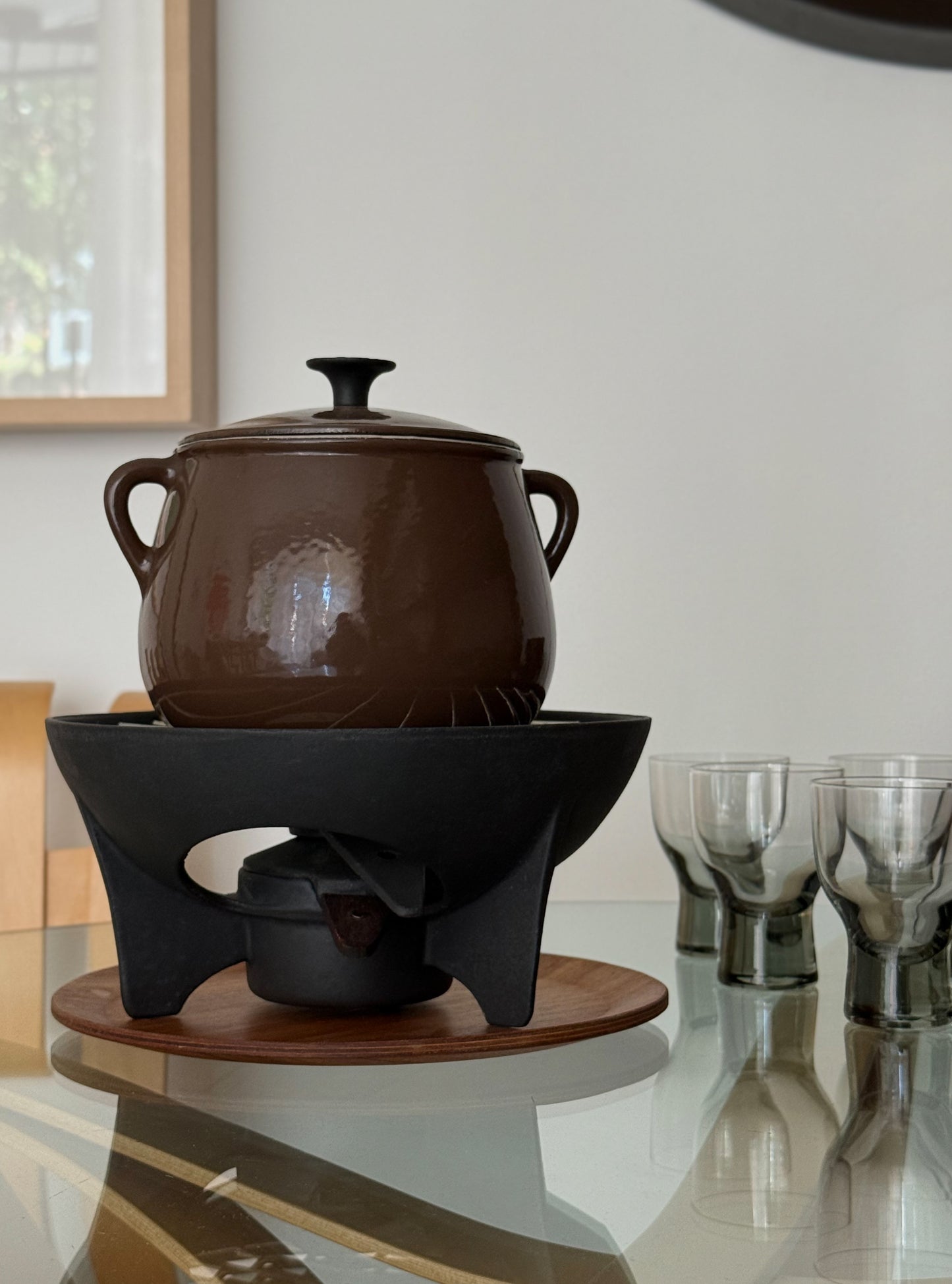 Fondue set by Le Creuset/Cousances