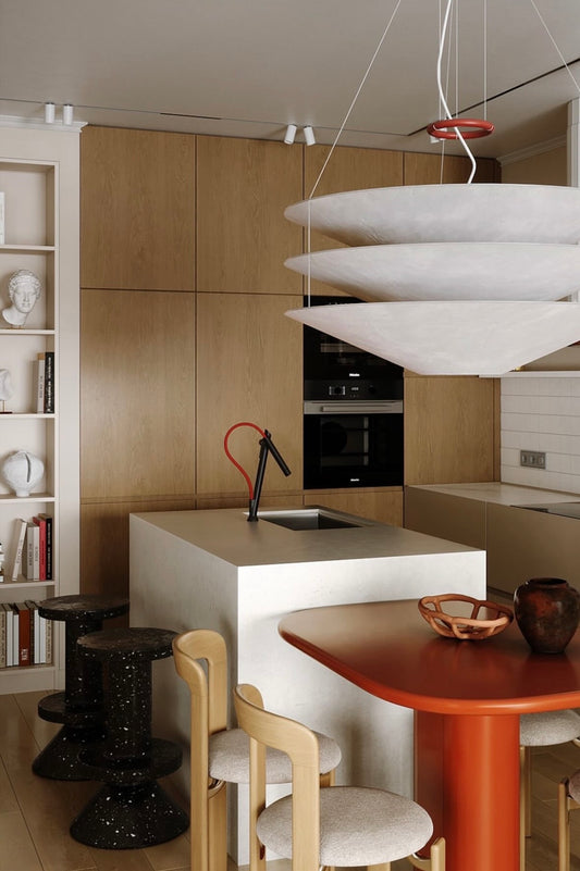 Floatation hanging lamp