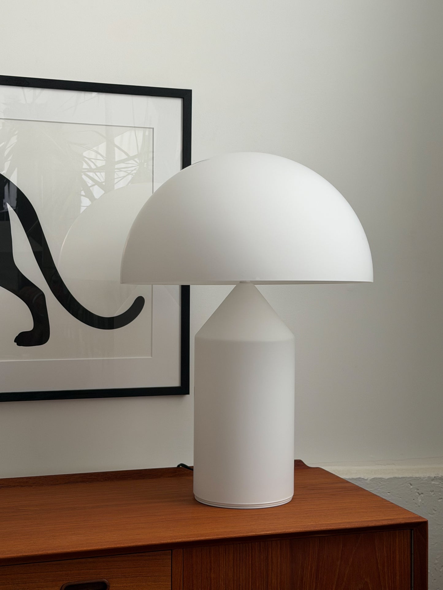 Atollo table lamps by Vico Magistretti for Oluce