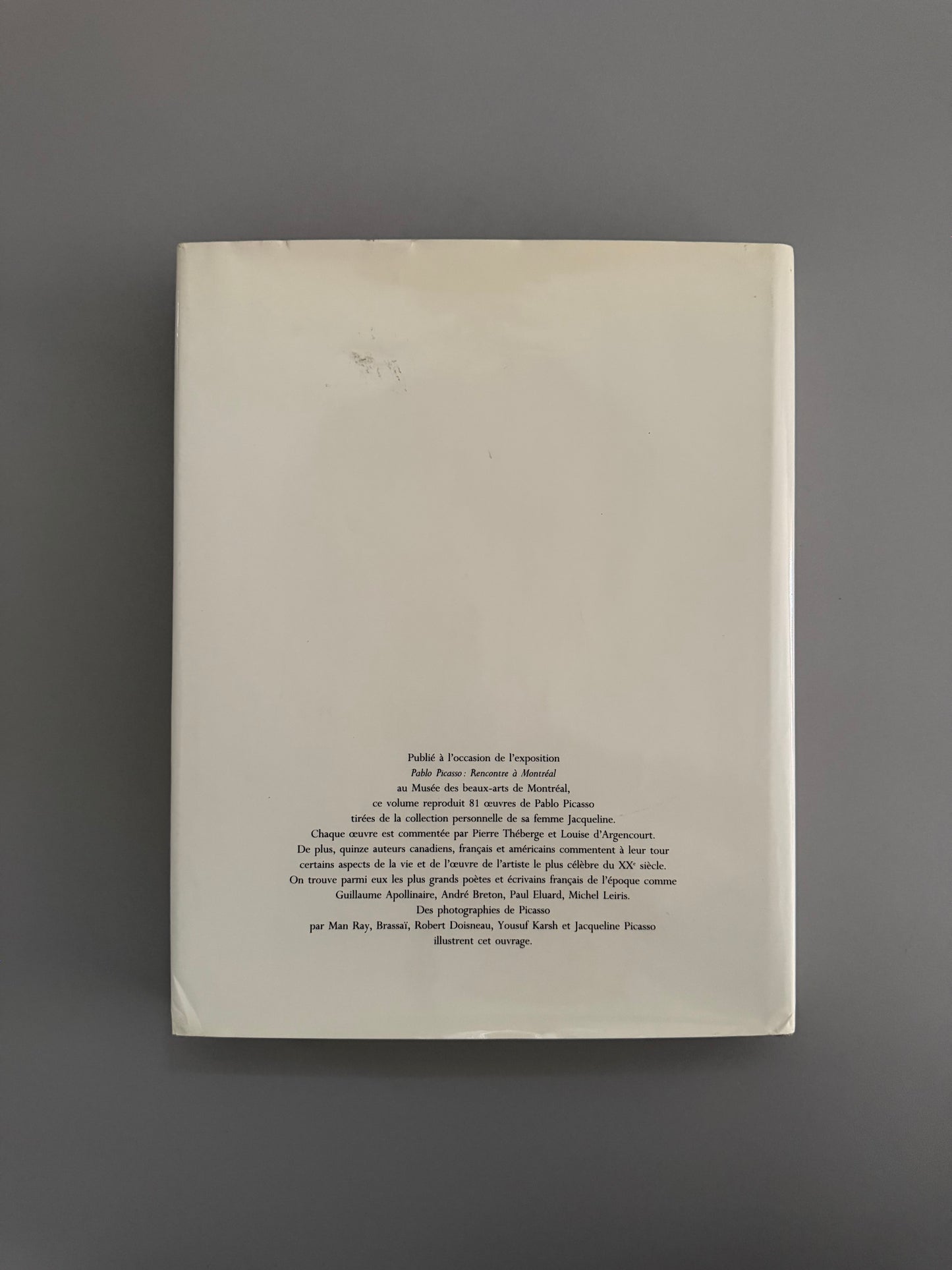 Pablo Picasso Exhibition Catalog