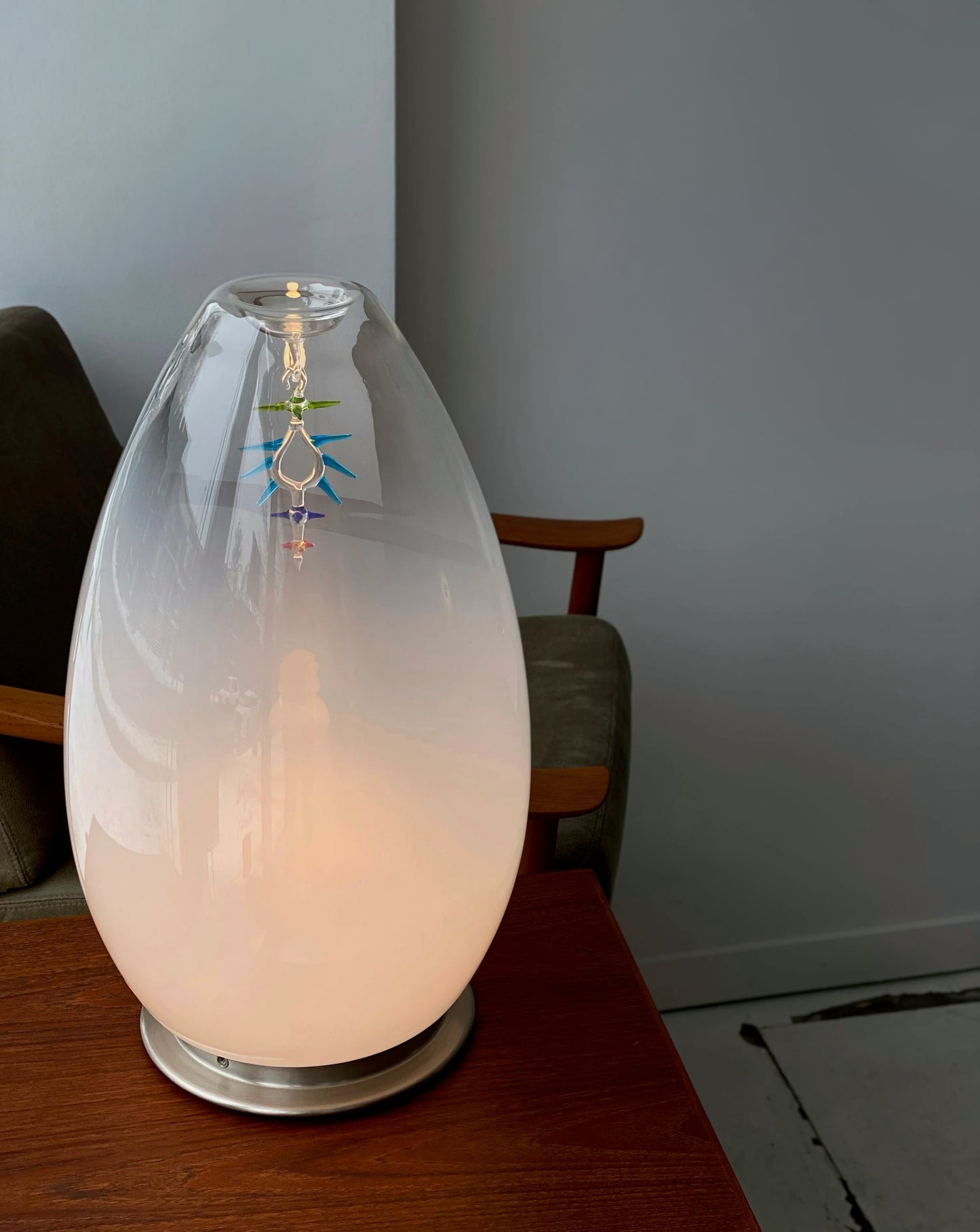 Ofelia table lamp by Barmine, Crepax & Zanon for iTre Murano
