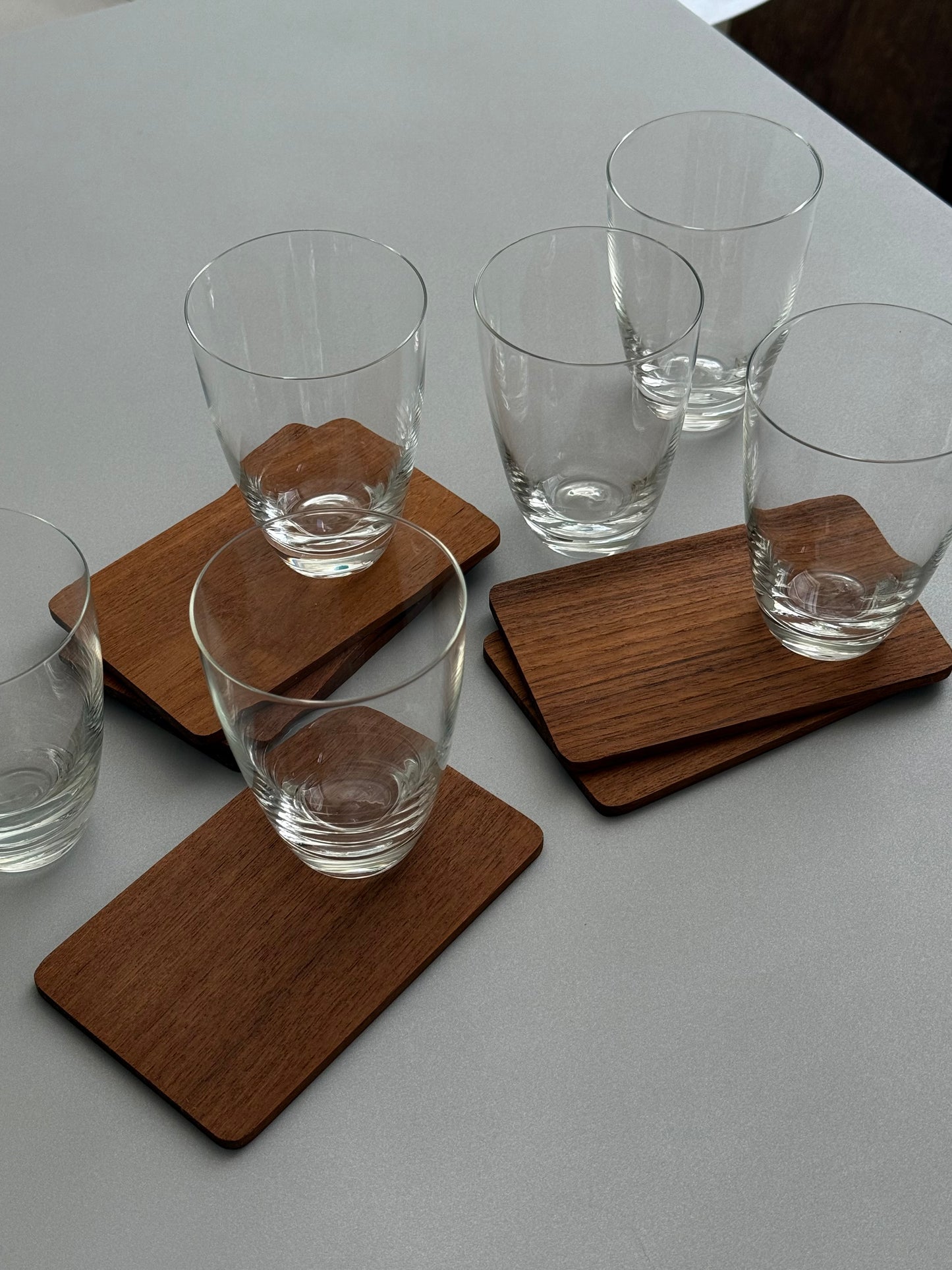 Sets of 6 tumbler glasses by Holmegaard