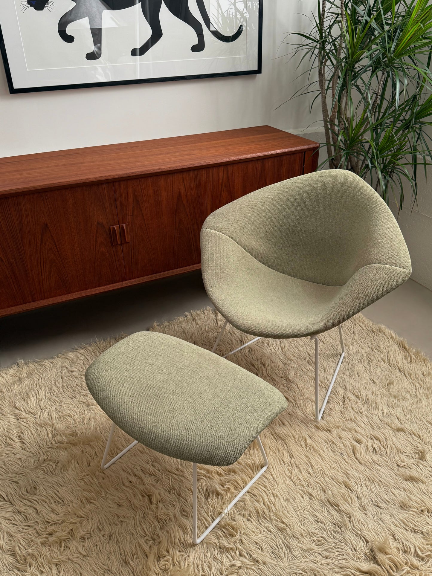 Diamond chairs by Harry Bertoia for Knoll International
