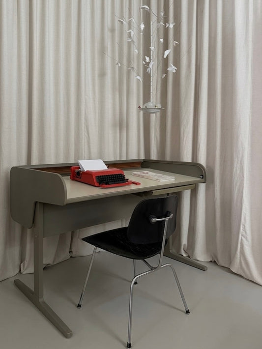 Action office roll top desk by George Nelson for Herman Miller