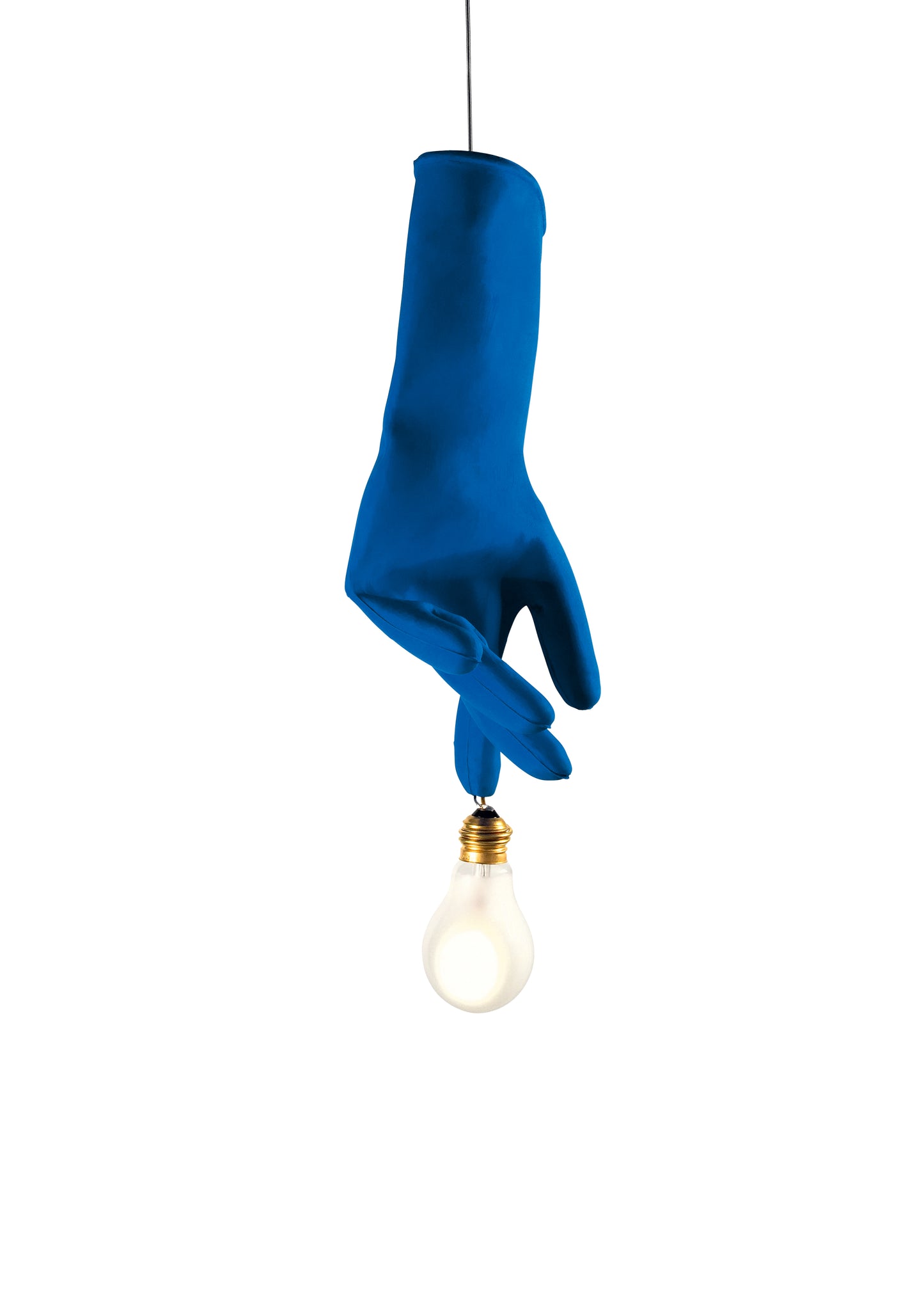 Blue Luzy hanging lamp