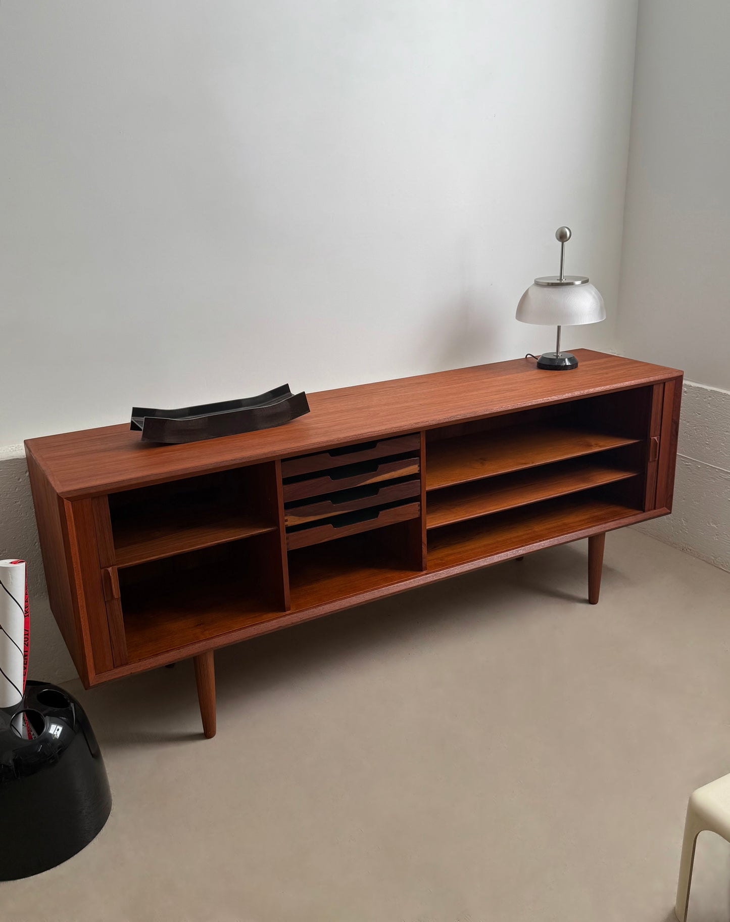 Teak credenza by Svend Aage Larsen for Faarup Møbelfabrik