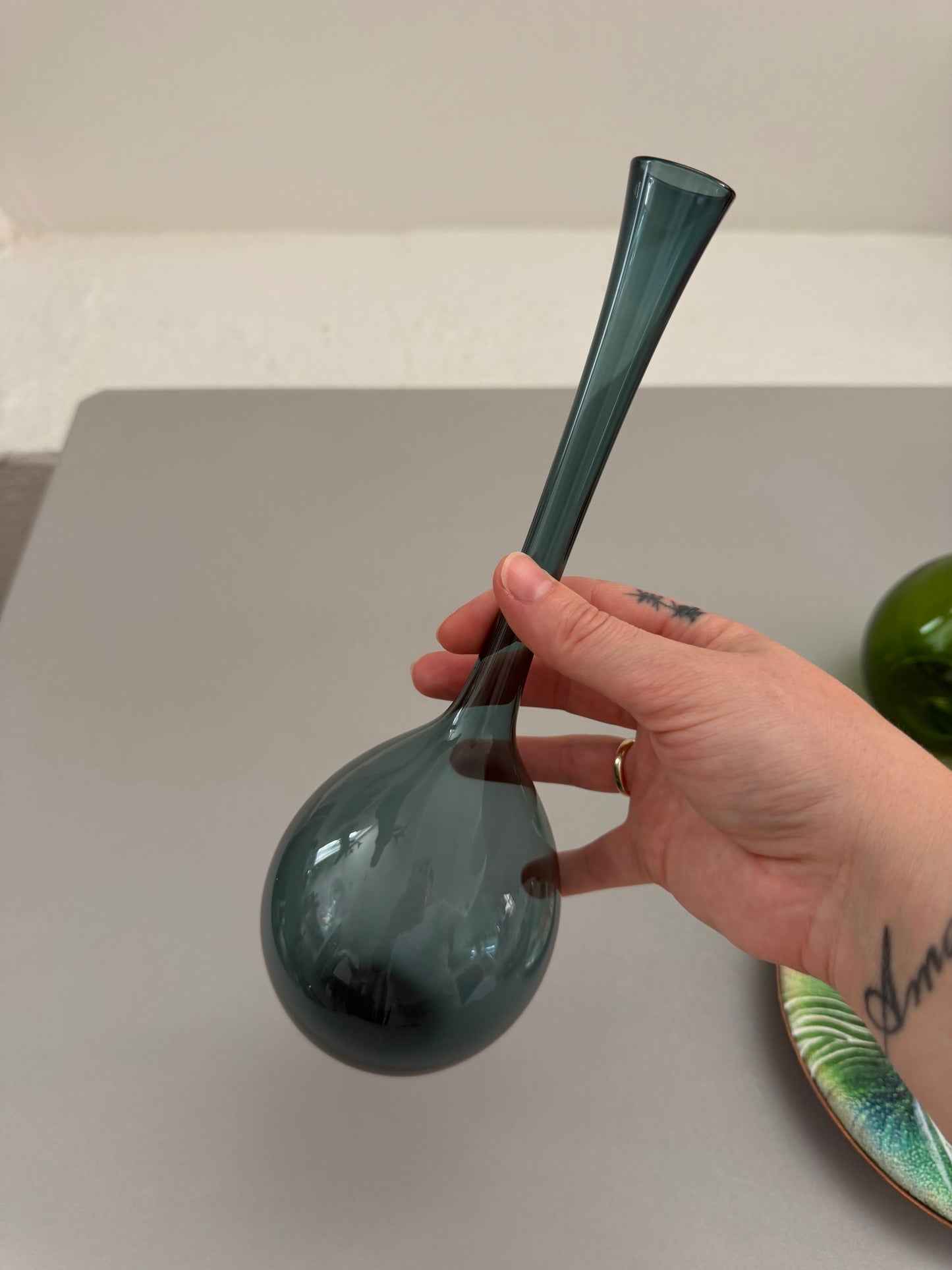 Long neck vase by Arthur Percy for Gullaskruf