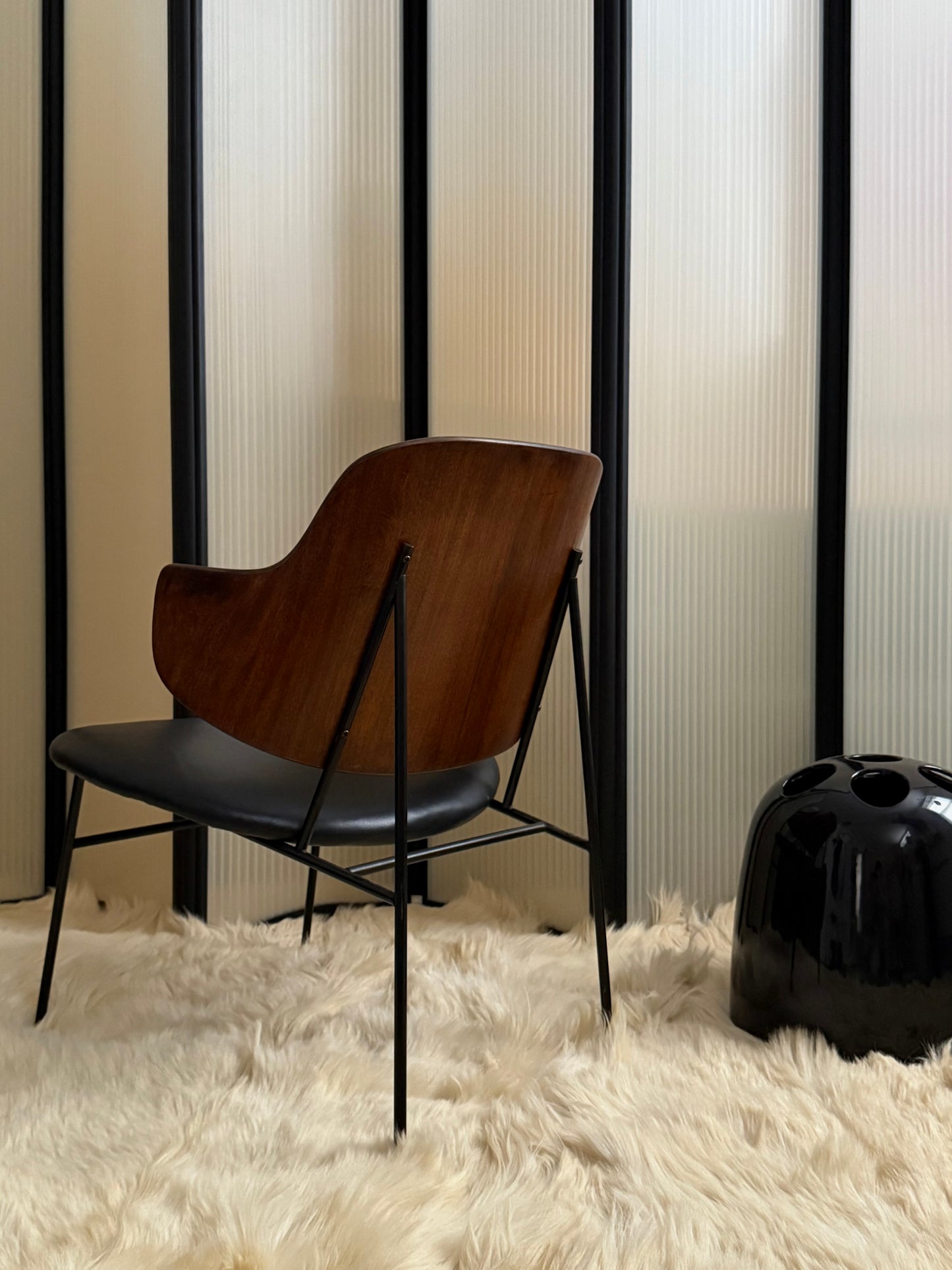 Fauteuil lounge Penguin par Ib Kofod-Larsen pour Selig