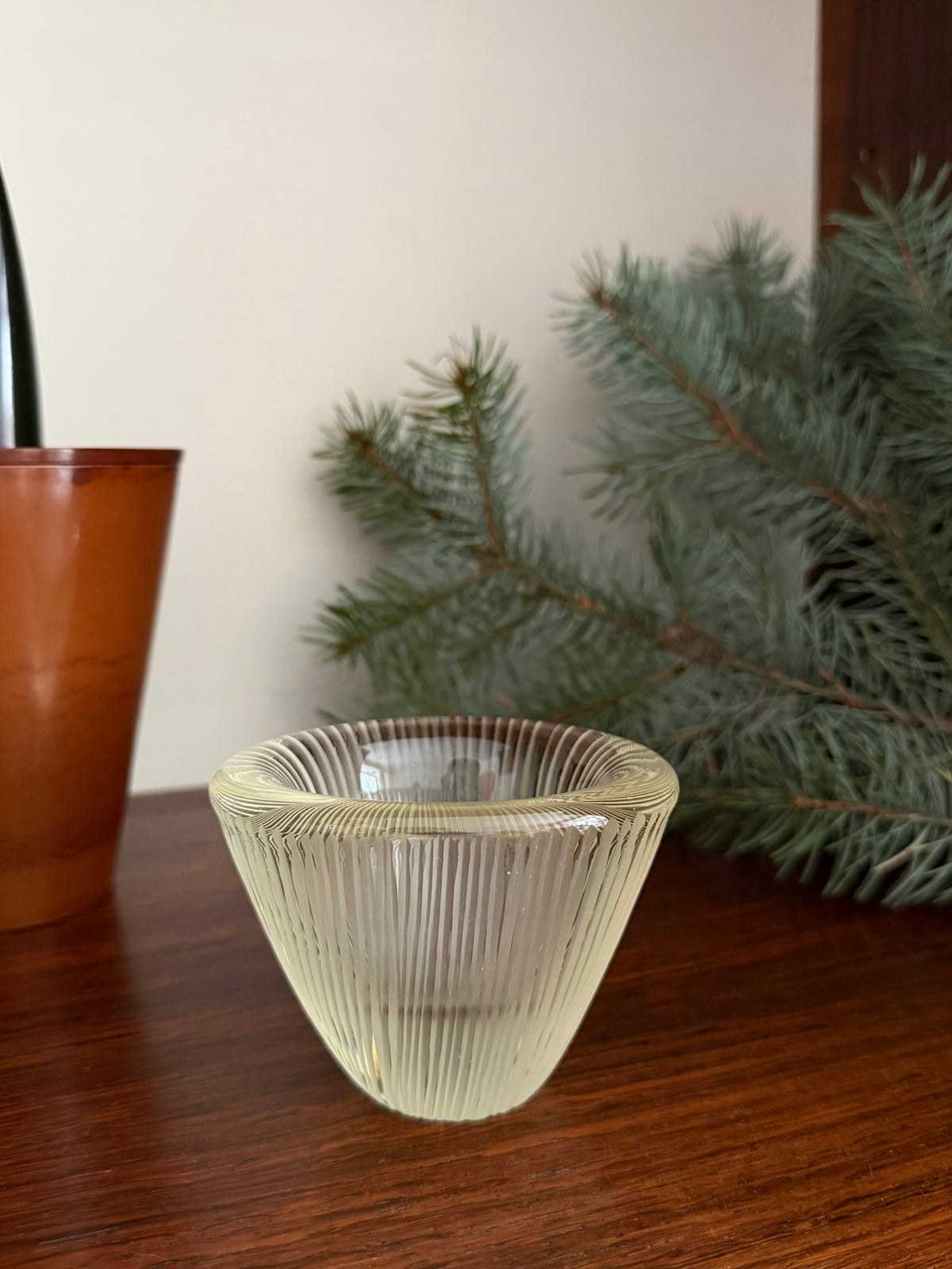 Small glass vase