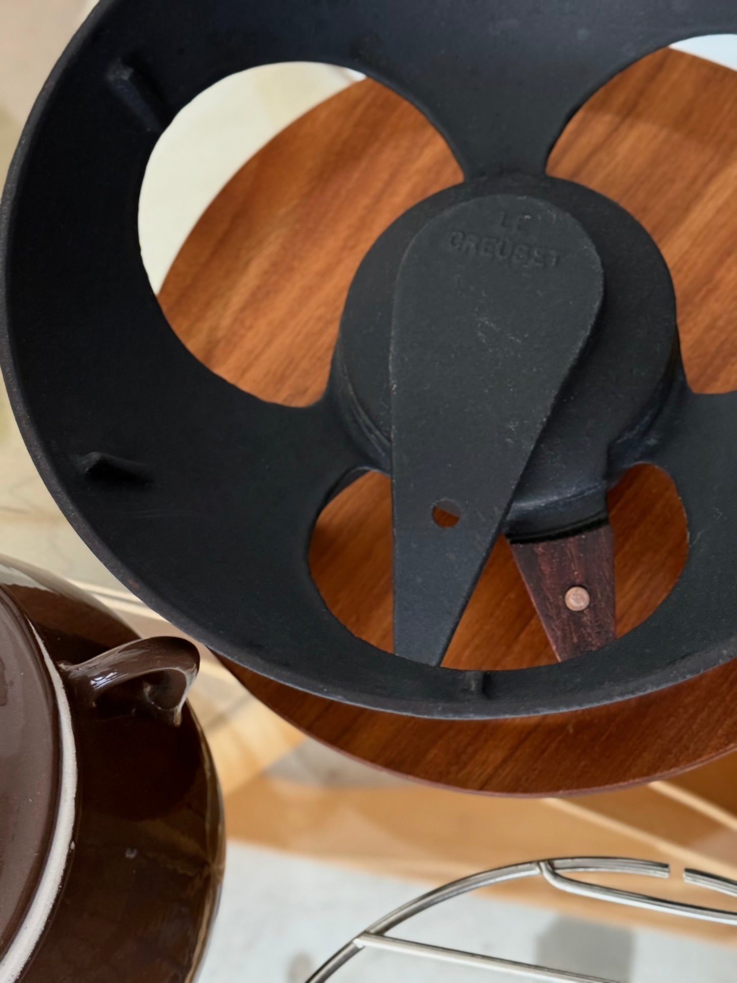Fondue set by Le Creuset/Cousances