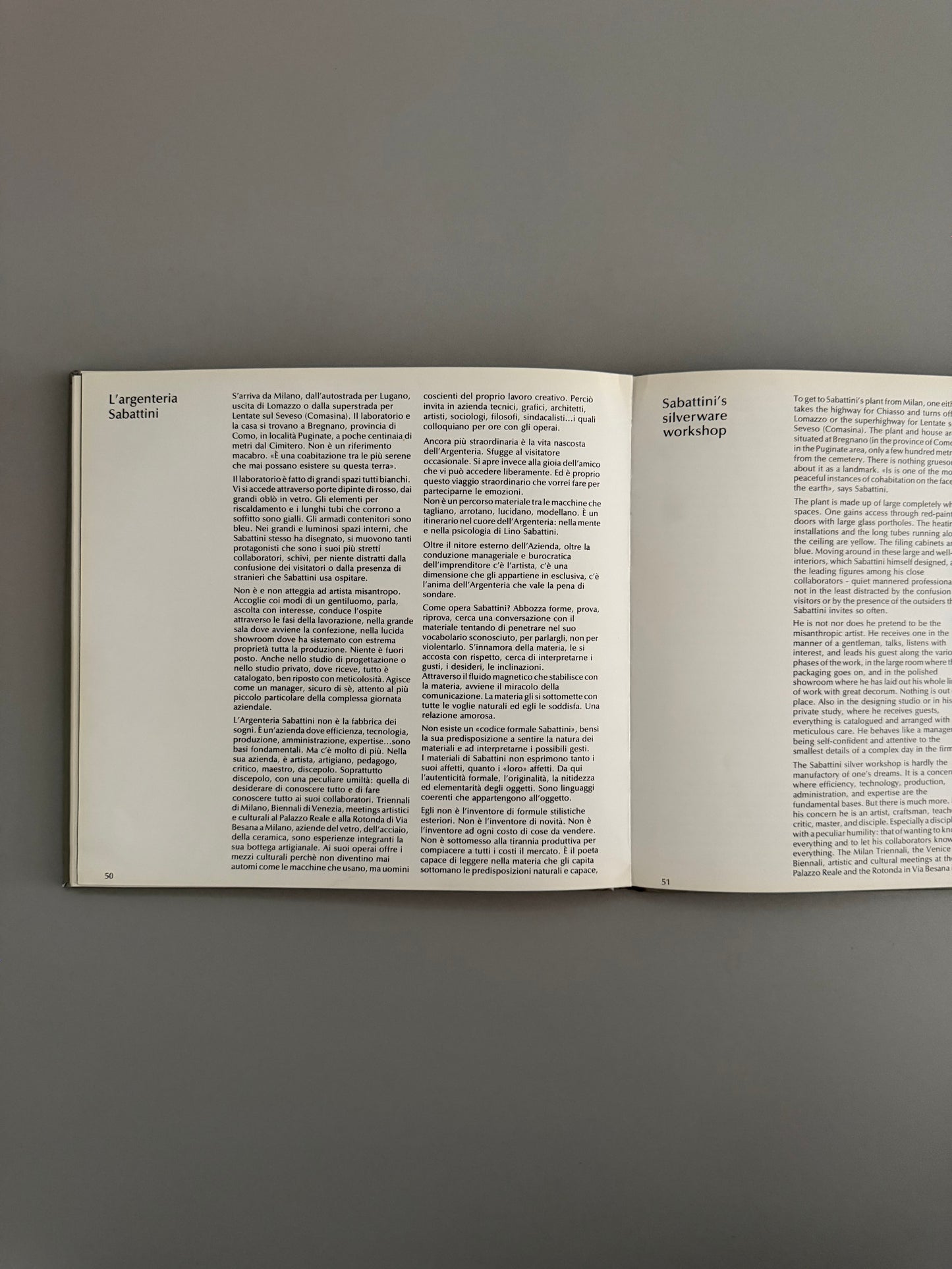 Lino Sabattini : Imitations and craftsmanship