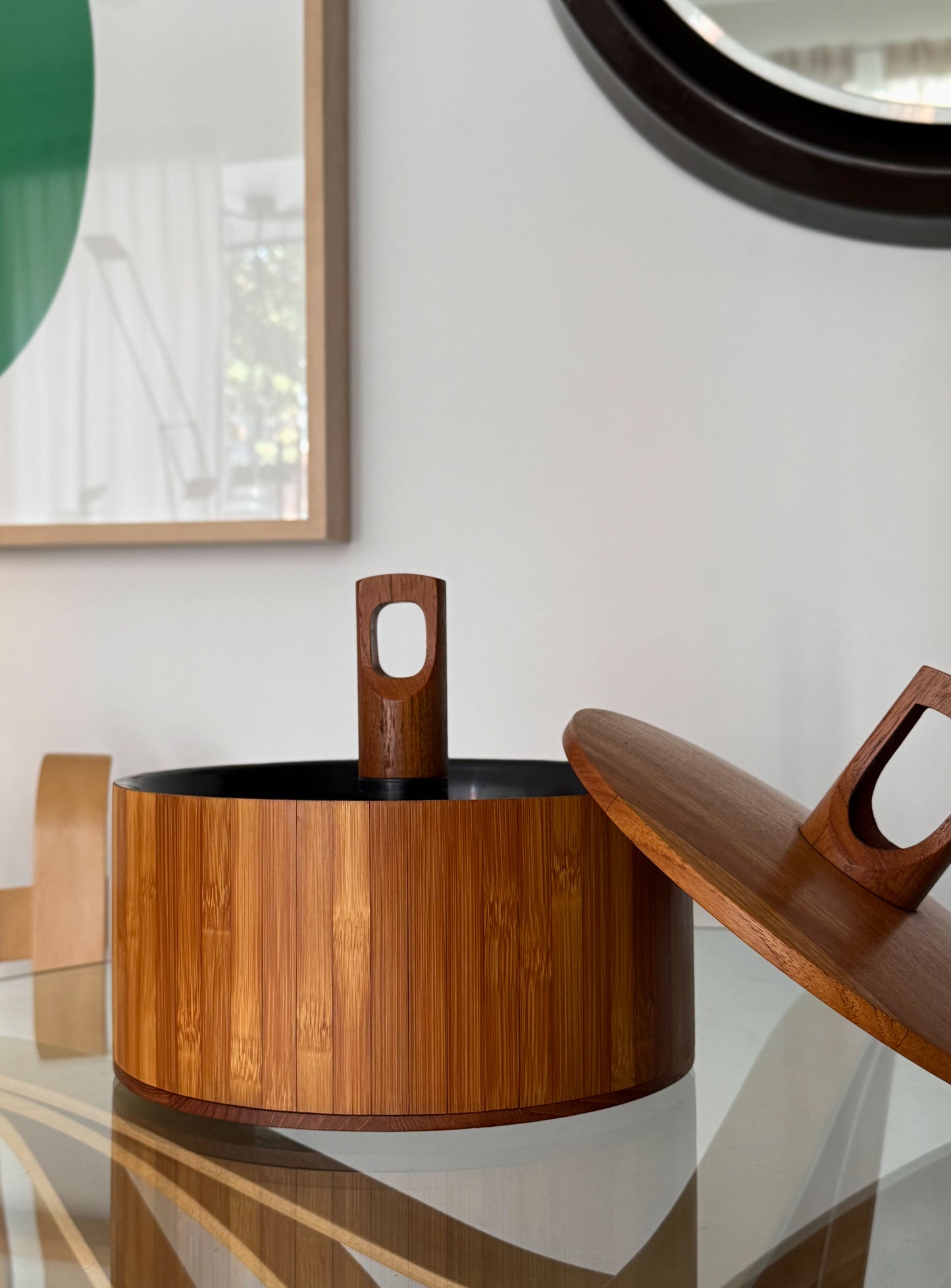 Large ice bucket by Dansk