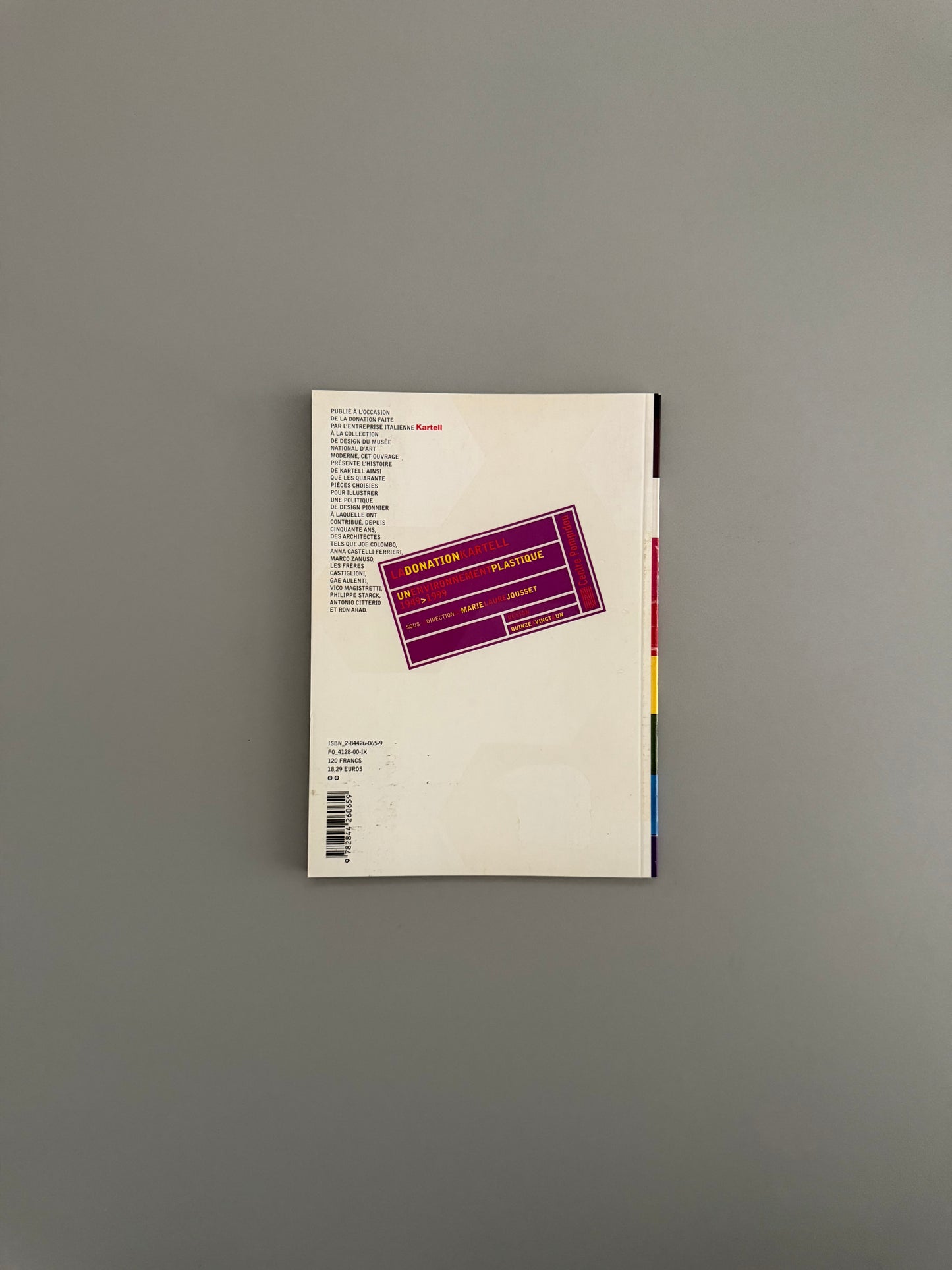 La Donation Kartell, Un Environnement Plastique 1949-1999