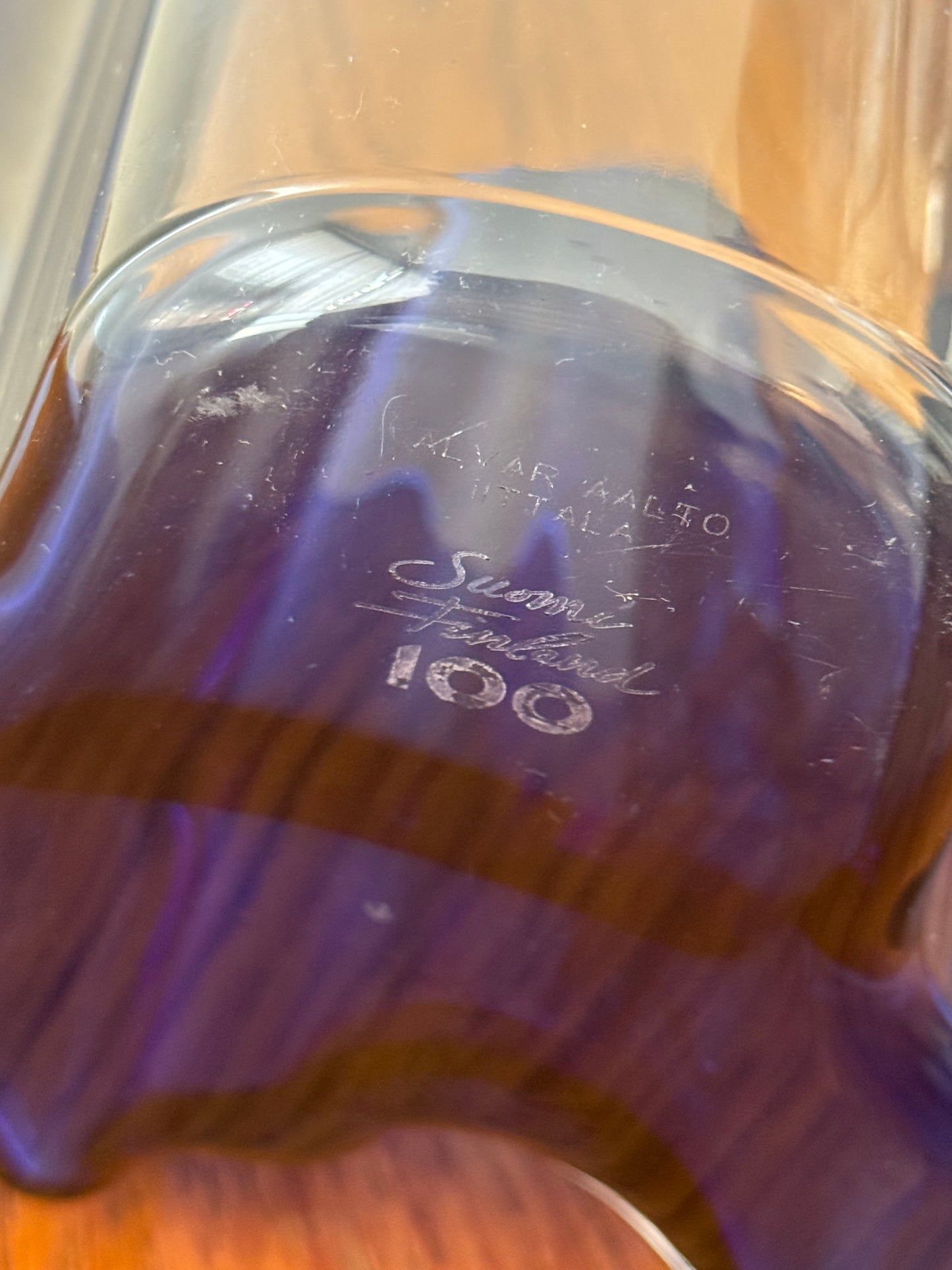 Large Savoy vase by Alvar Aalto for Iittala, special edition