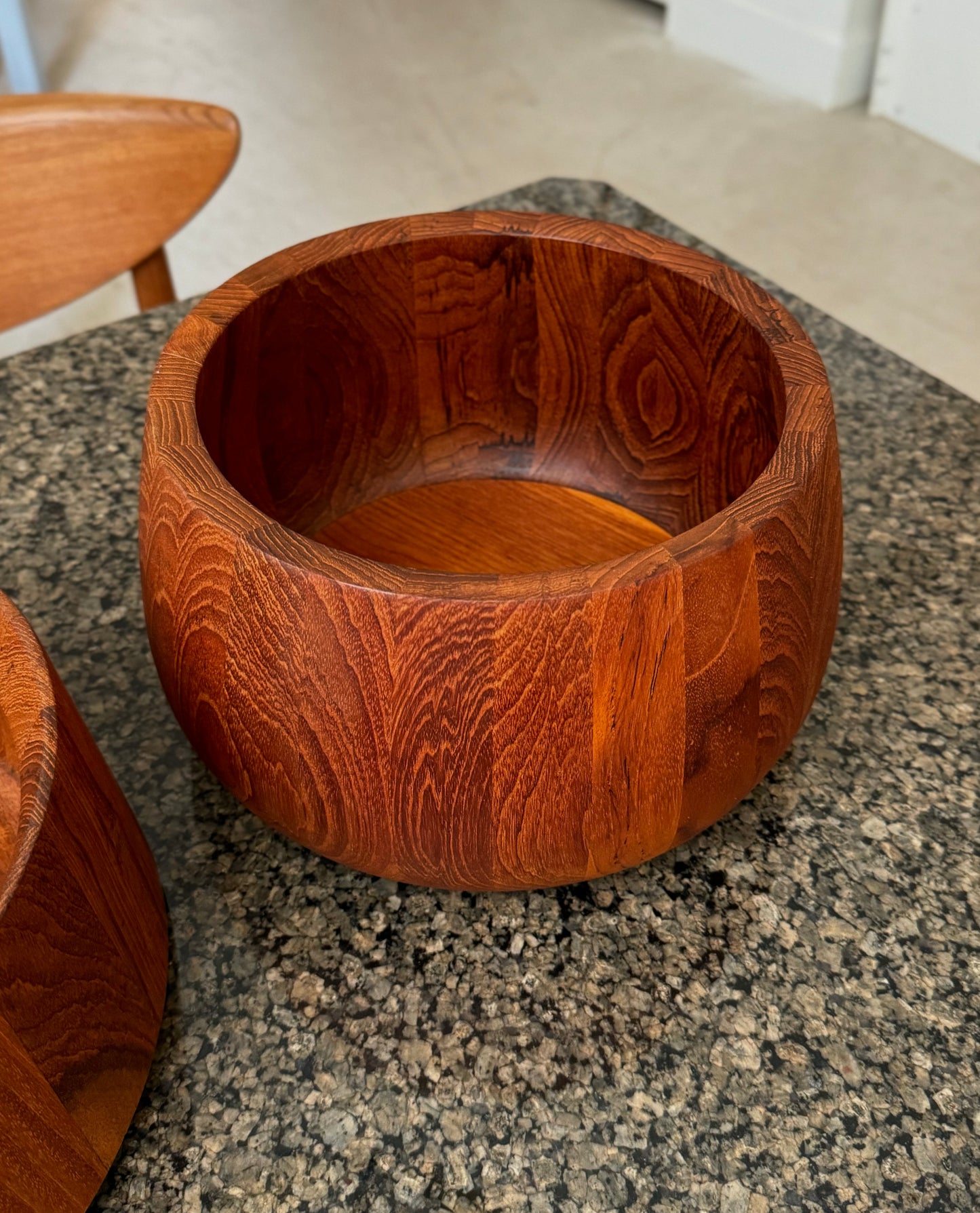 Teak salad bowl by Dansk