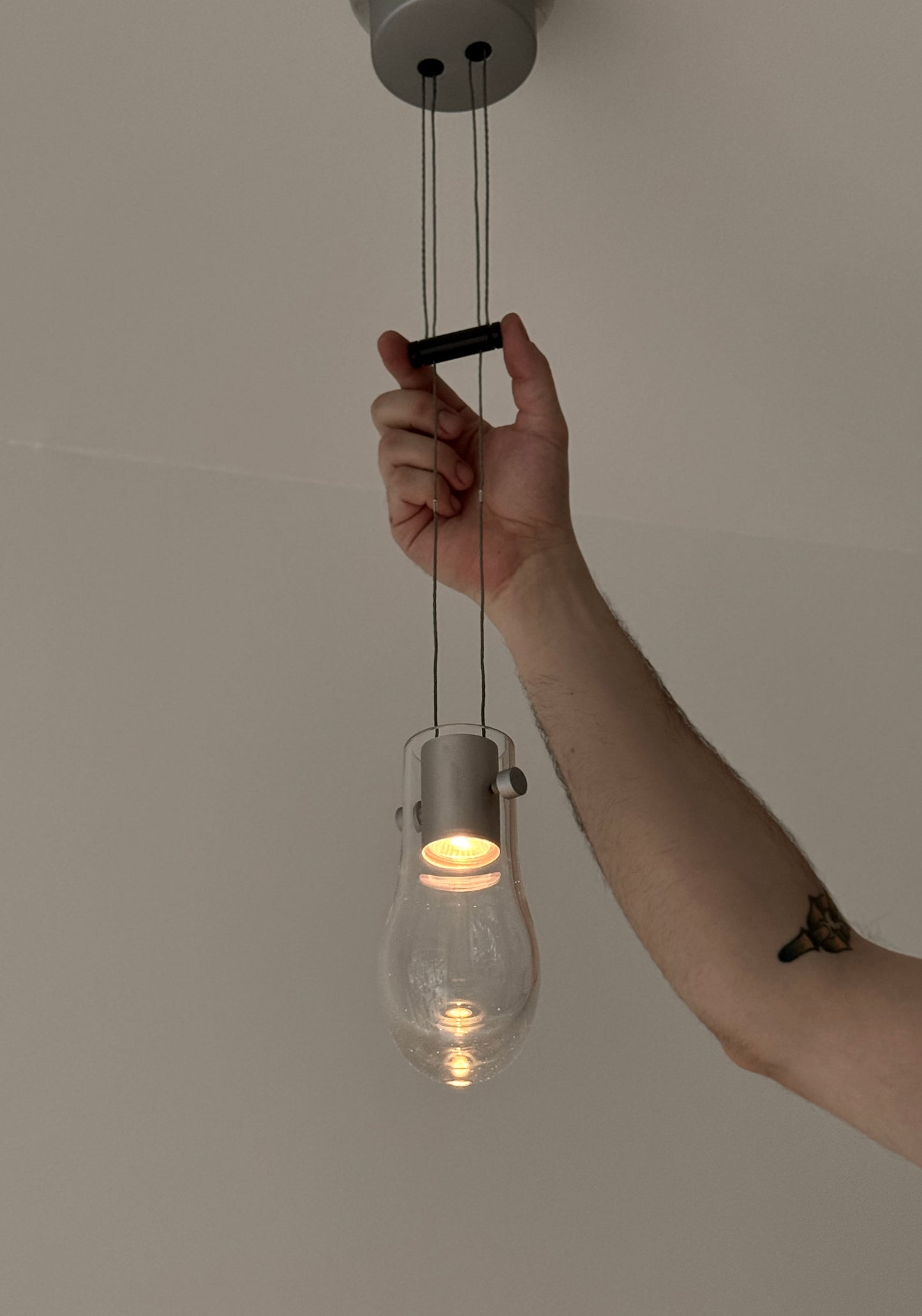 Drop suspension by Fieldeler & Raasch for Anta Leuchten