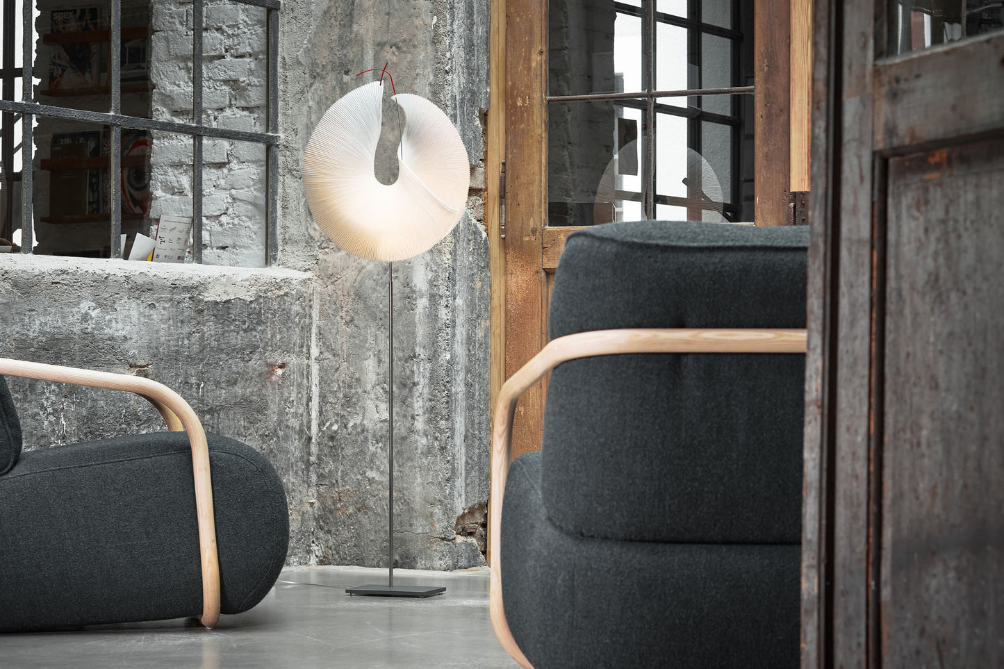 Yoruba Rose floor lamp