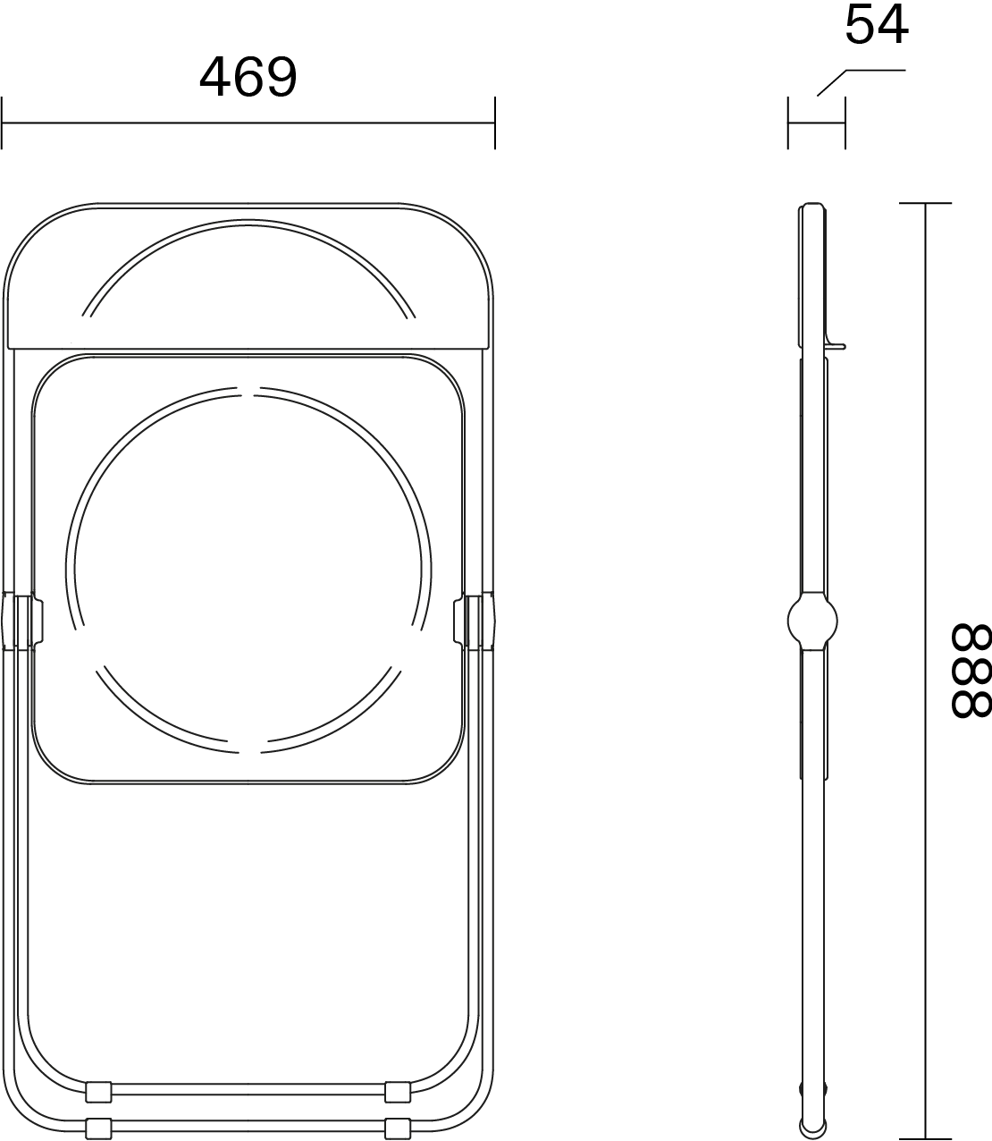 Plia folding chair by Giancarlo Piretti (sets of 4, 6 or 8)