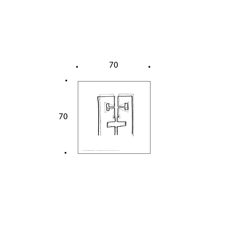 Presenza degli antenati IV print by Bruno Munari