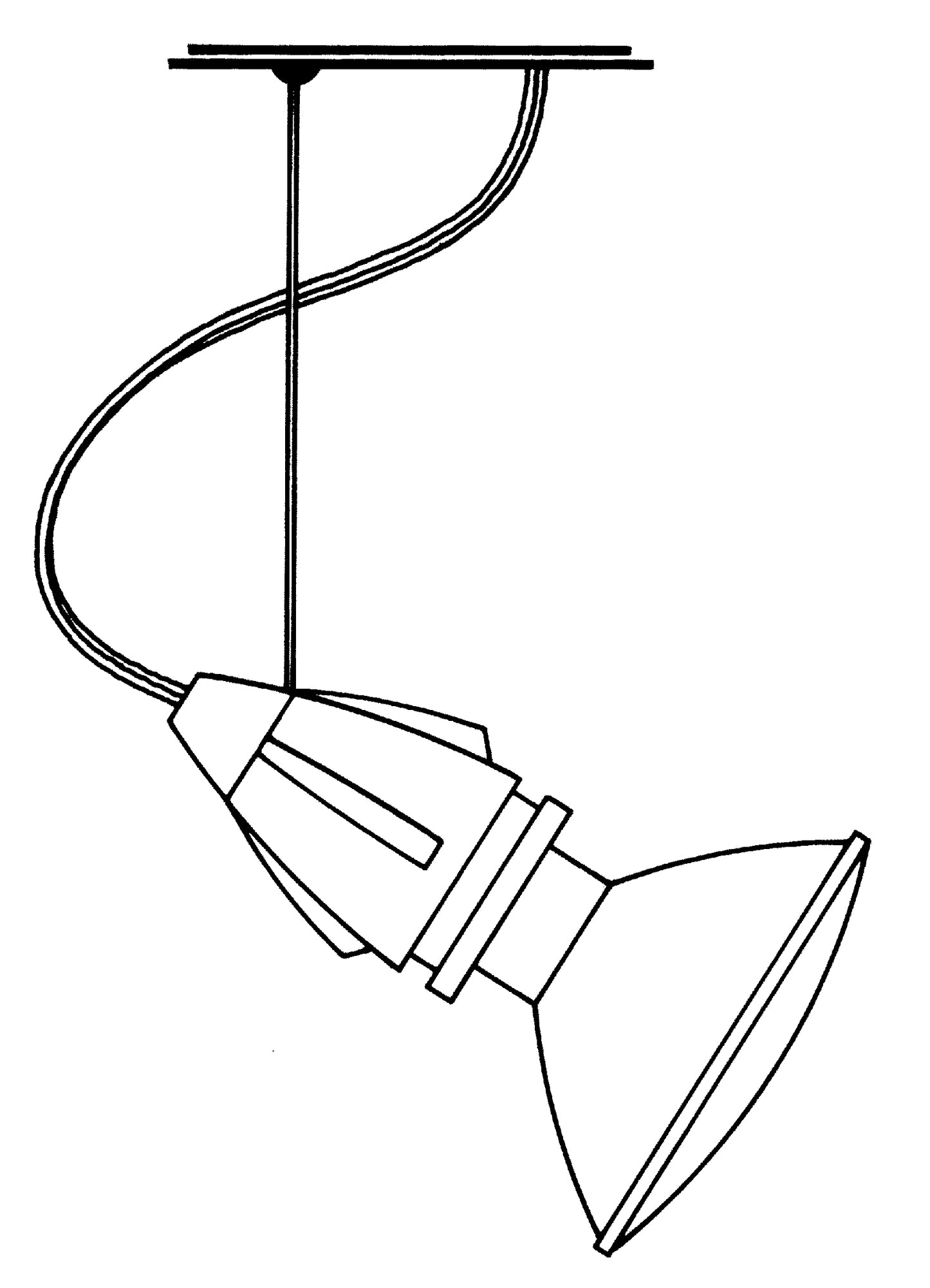 Spock ceiling lamp