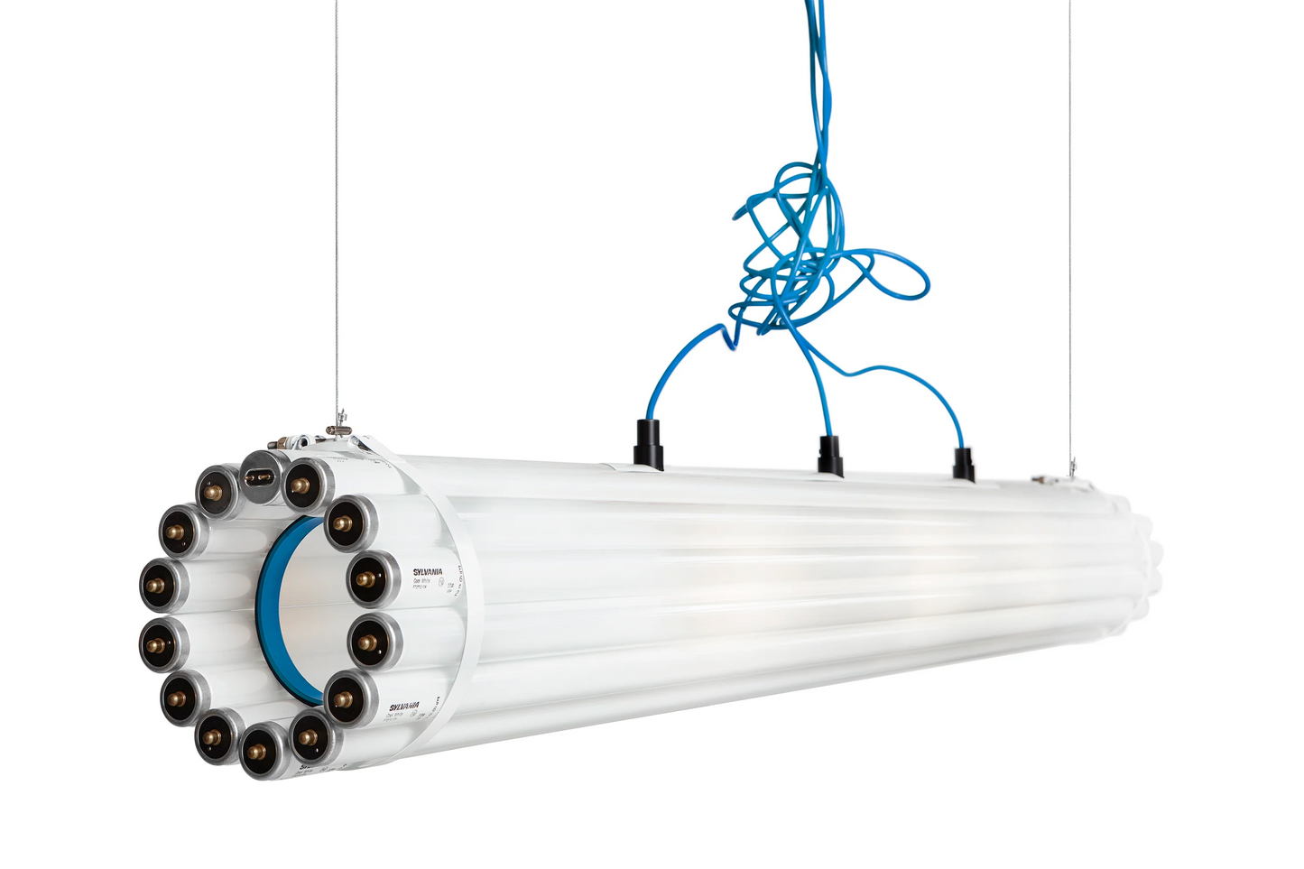 Lampe à tube recyclé par Castor