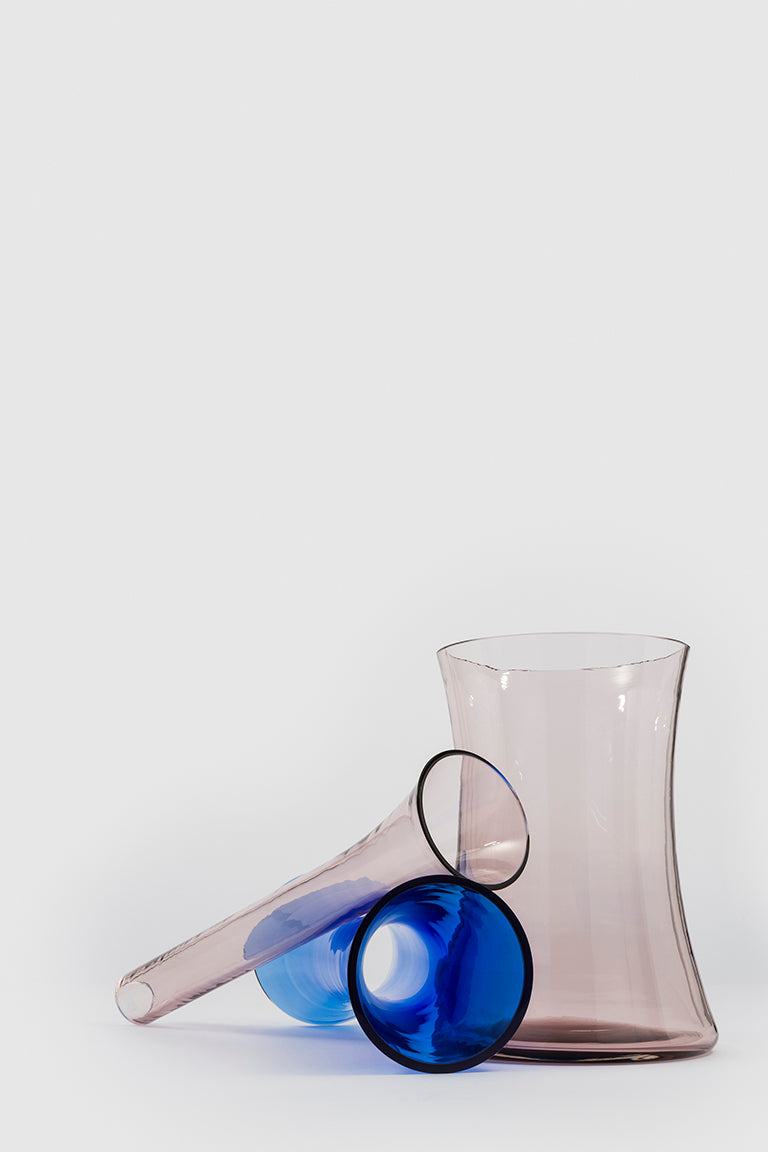 Murano D vase by Enzo Mari