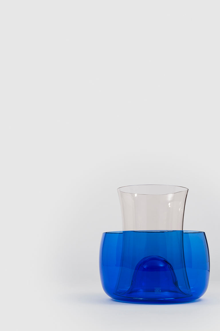 Murano E vase by Enzo Mari