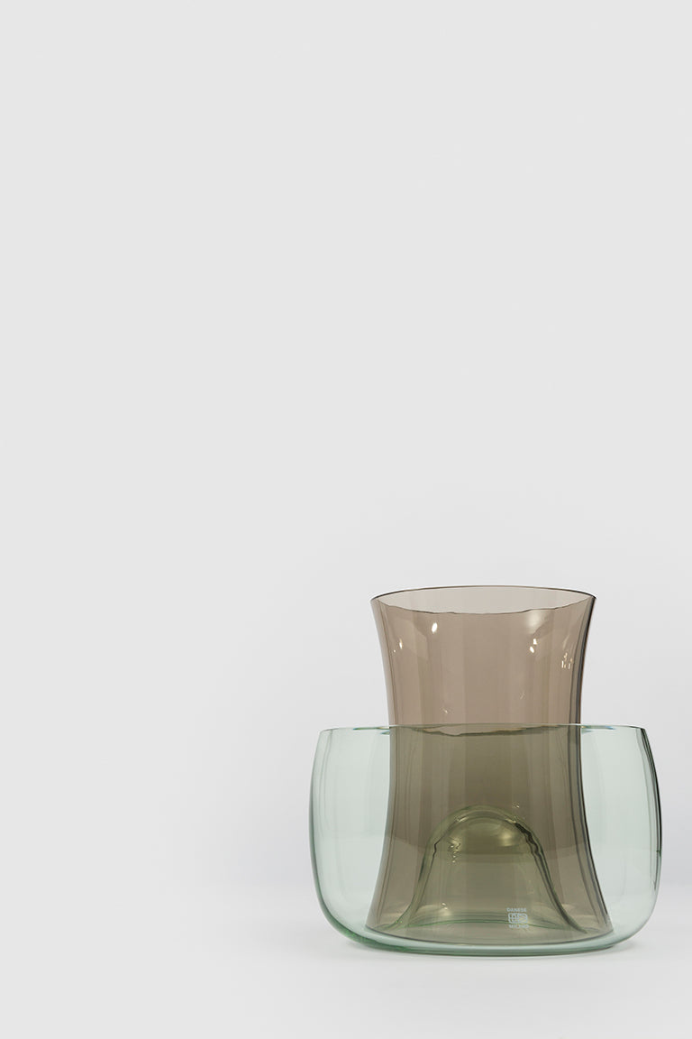 Murano E vase by Enzo Mari