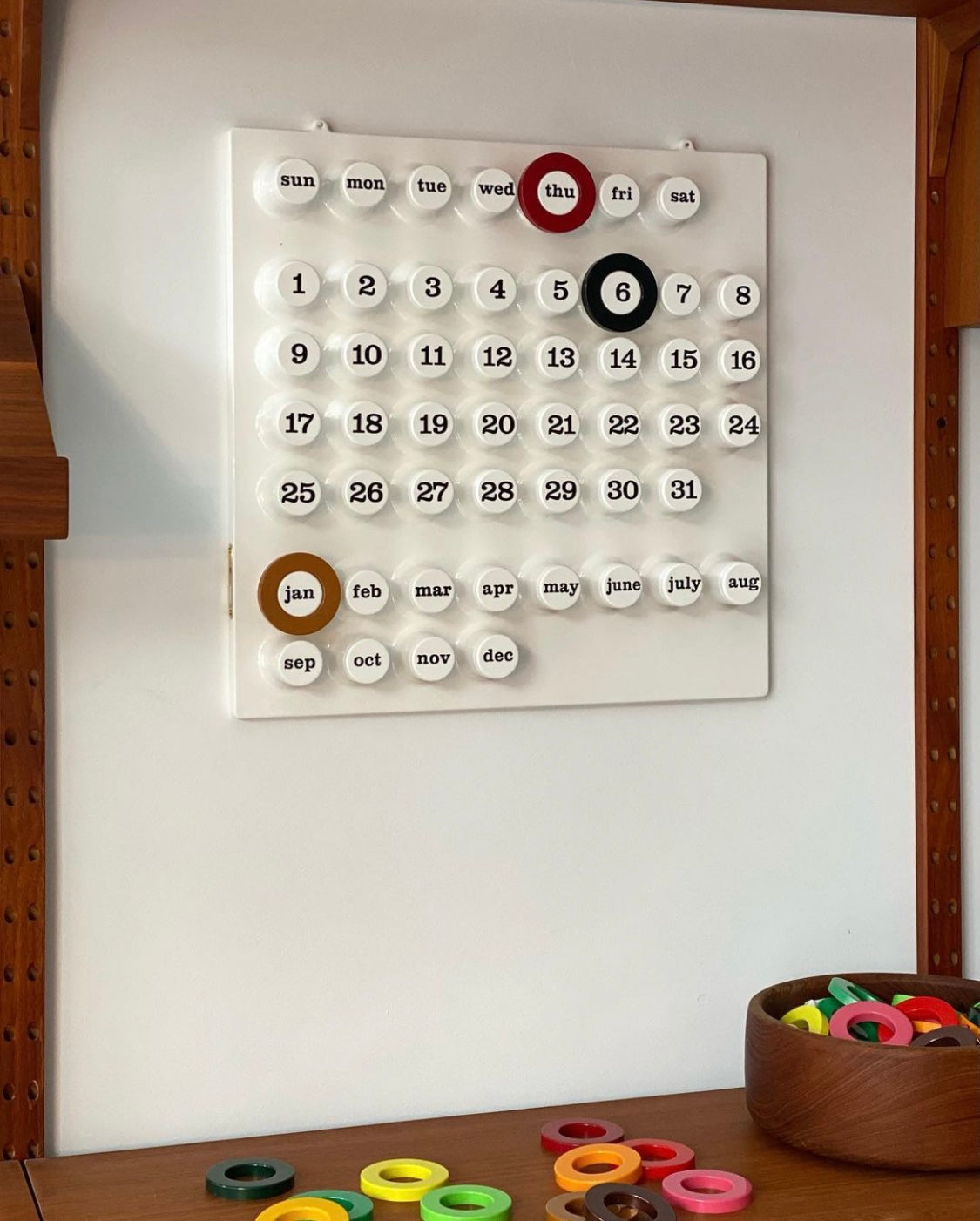 Calendrier perpétuel Ring-A-Date par Euroway