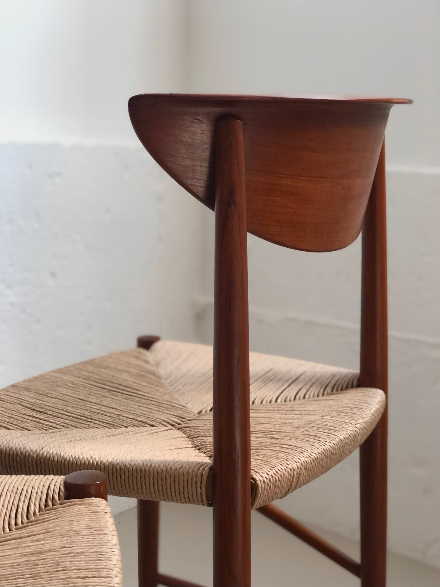 Pair of dining chairs by Peter Hvidt & Orla Mølgaard-Nielsen for Søborg