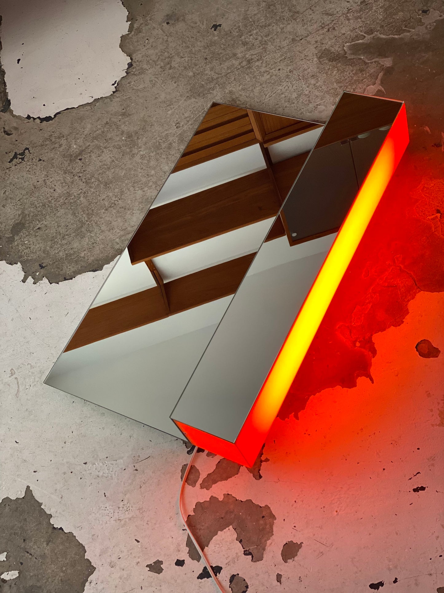 Skyline mirror by Adrien Gardère for Krios Italia