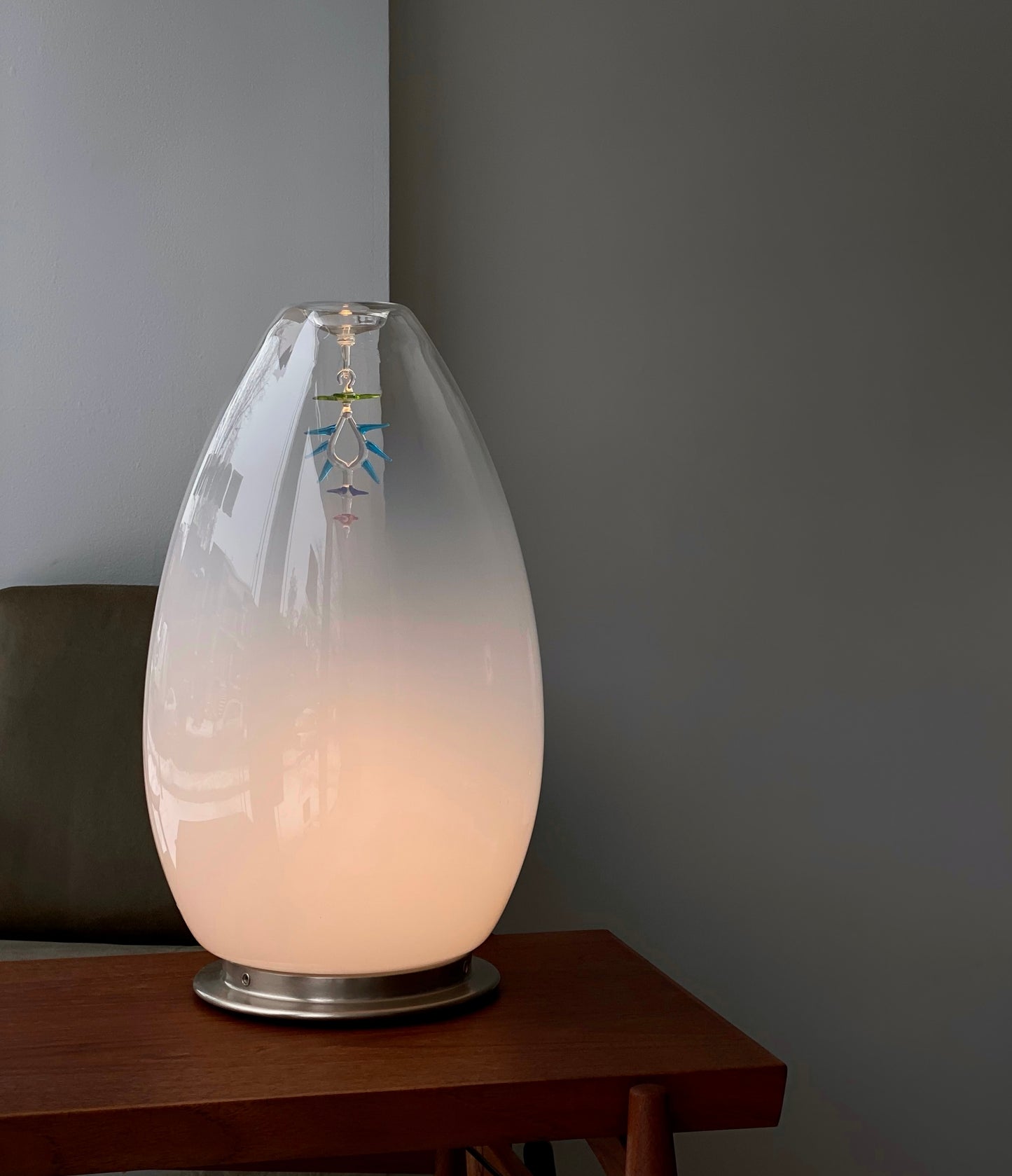 Ofelia table lamp by Barmine, Crepax & Zanon for iTre Murano