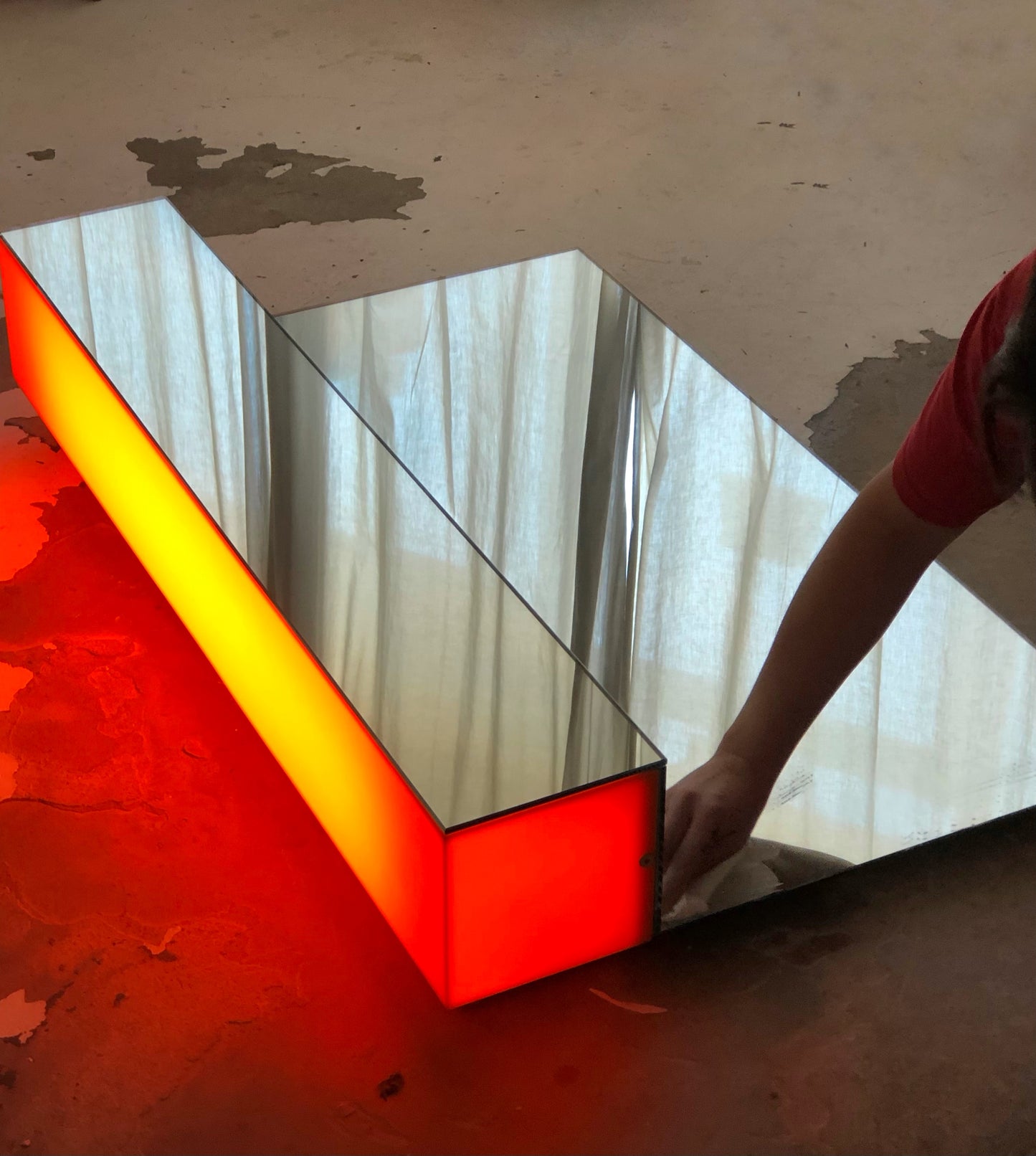 Skyline mirror by Adrien Gardère for Krios Italia
