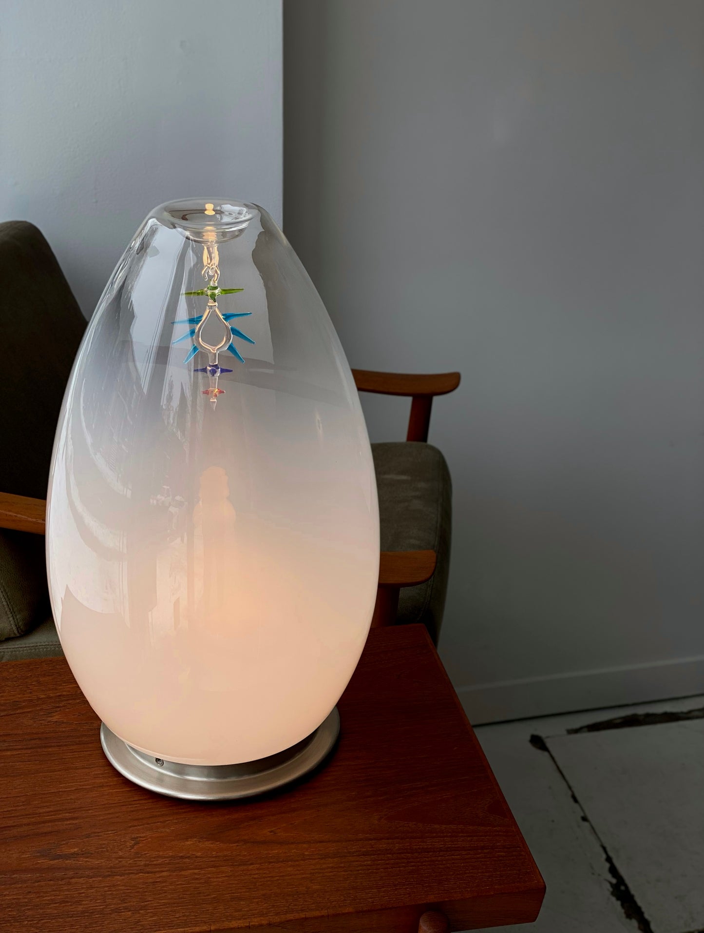 Ofelia table lamp by Barmine, Crepax & Zanon for iTre Murano