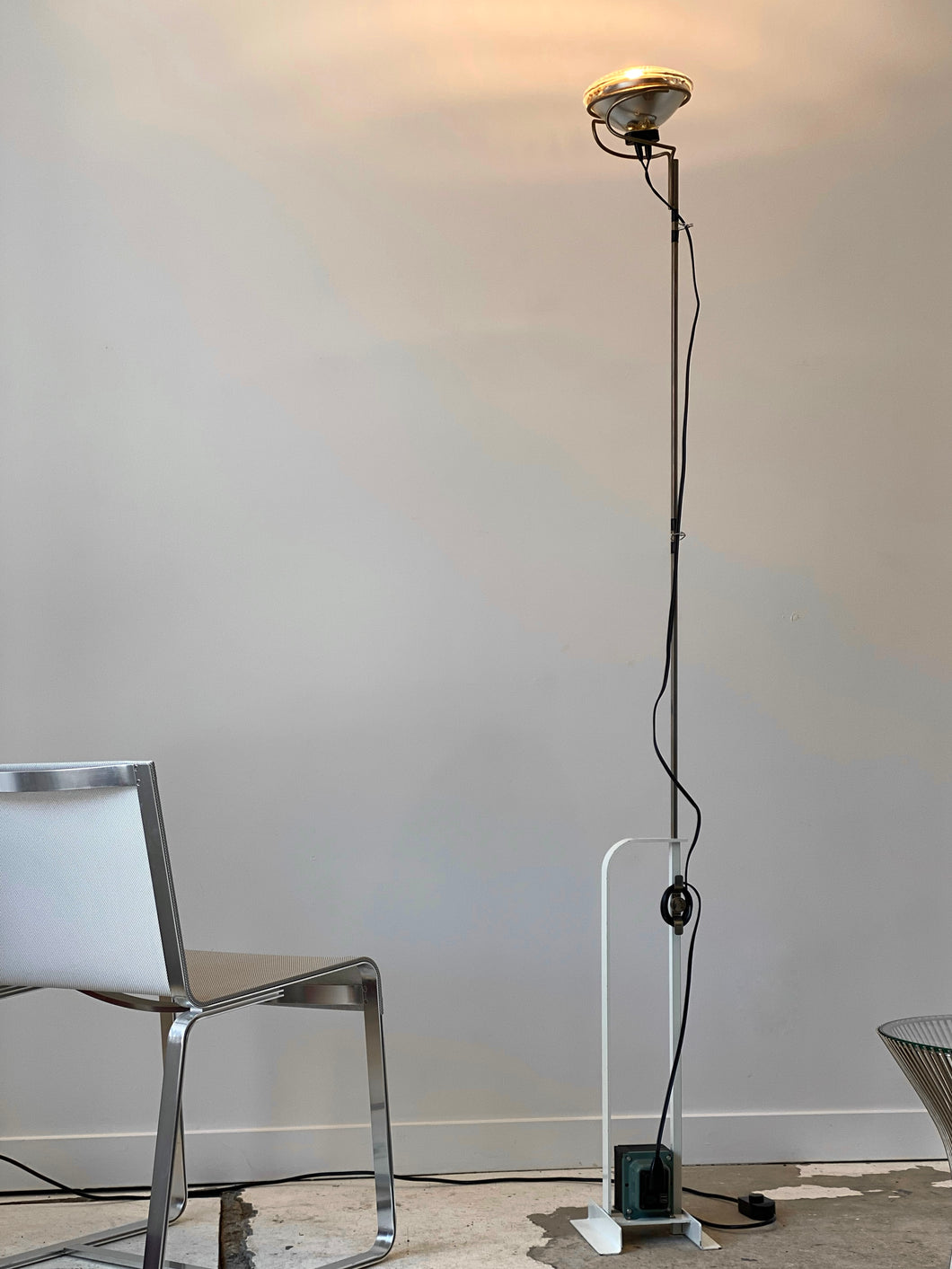 Toio floor lamp by Achille and Pier Giacomo Castiglioni for Flos