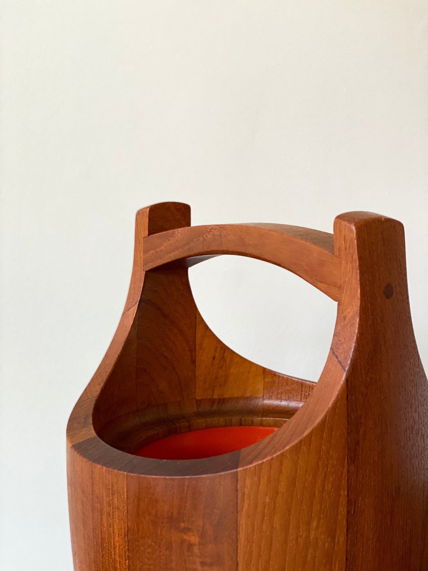 Teak ice bucket by Jens Quistgaard for Dansk