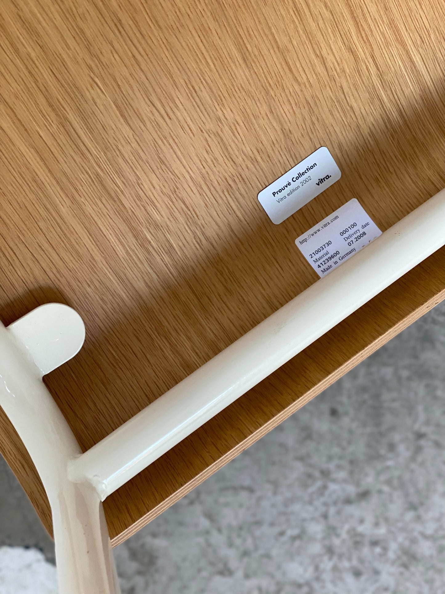Standard chair by Jean Prouvé for Vitra
