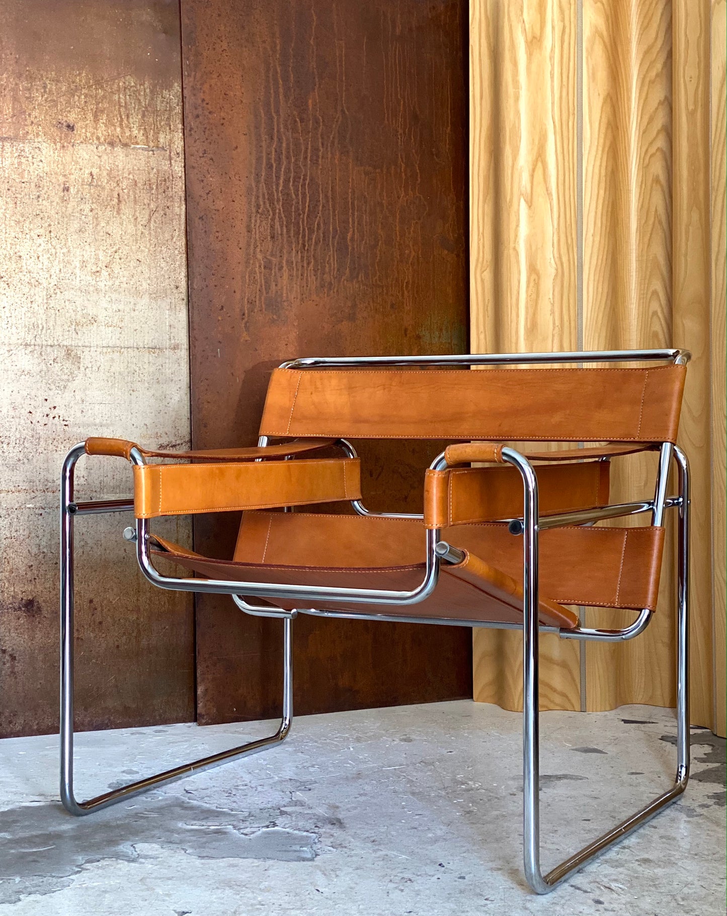 Wassily B3 chair by Marcel Breuer for Fasem