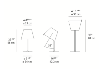 Melampo table lamp by Adrien Gardère
