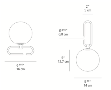 Lampe de table NH1217 par NERI&HU